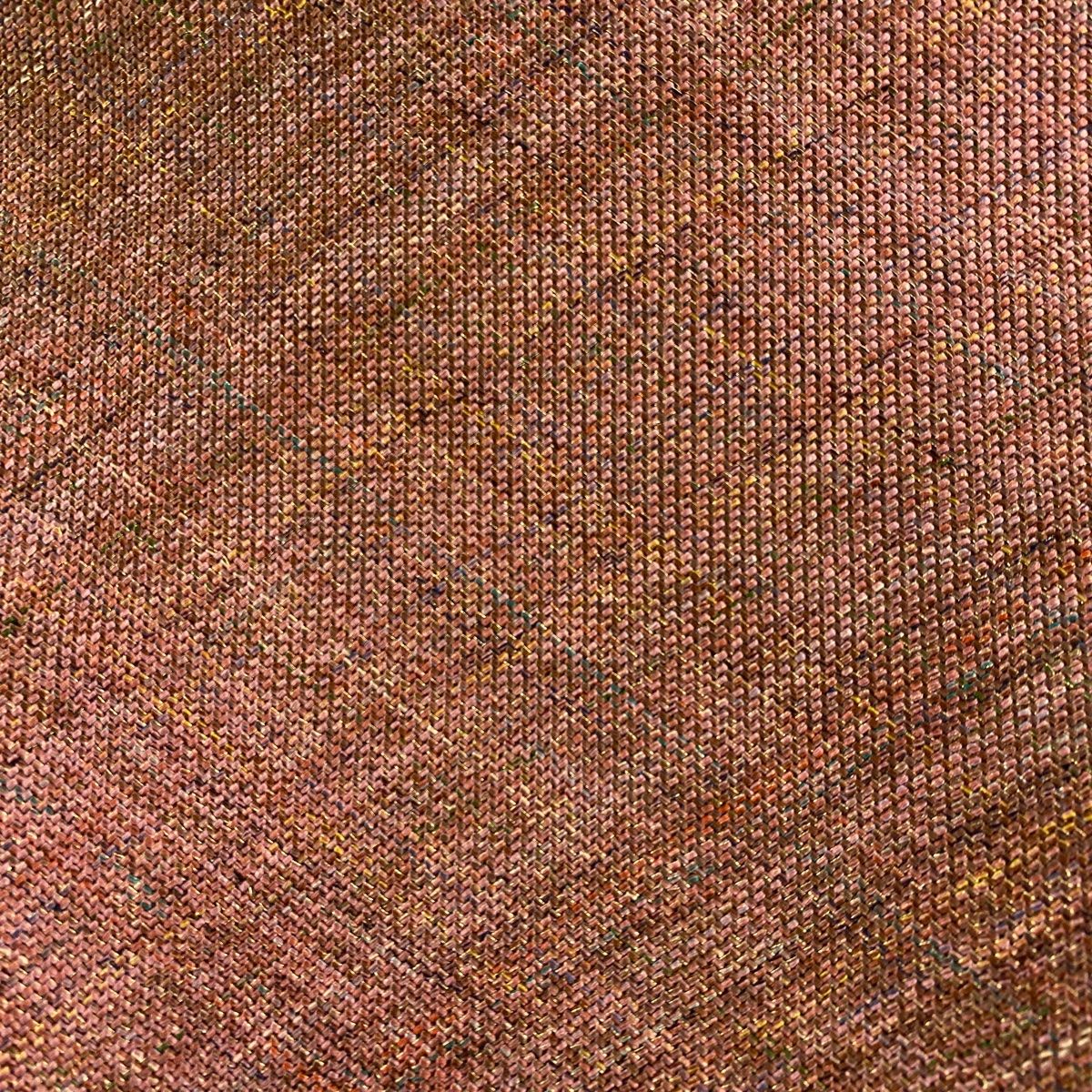 名古屋帯 秀品 八寸名古屋帯 幾何学模様 金糸 小豆色 正絹