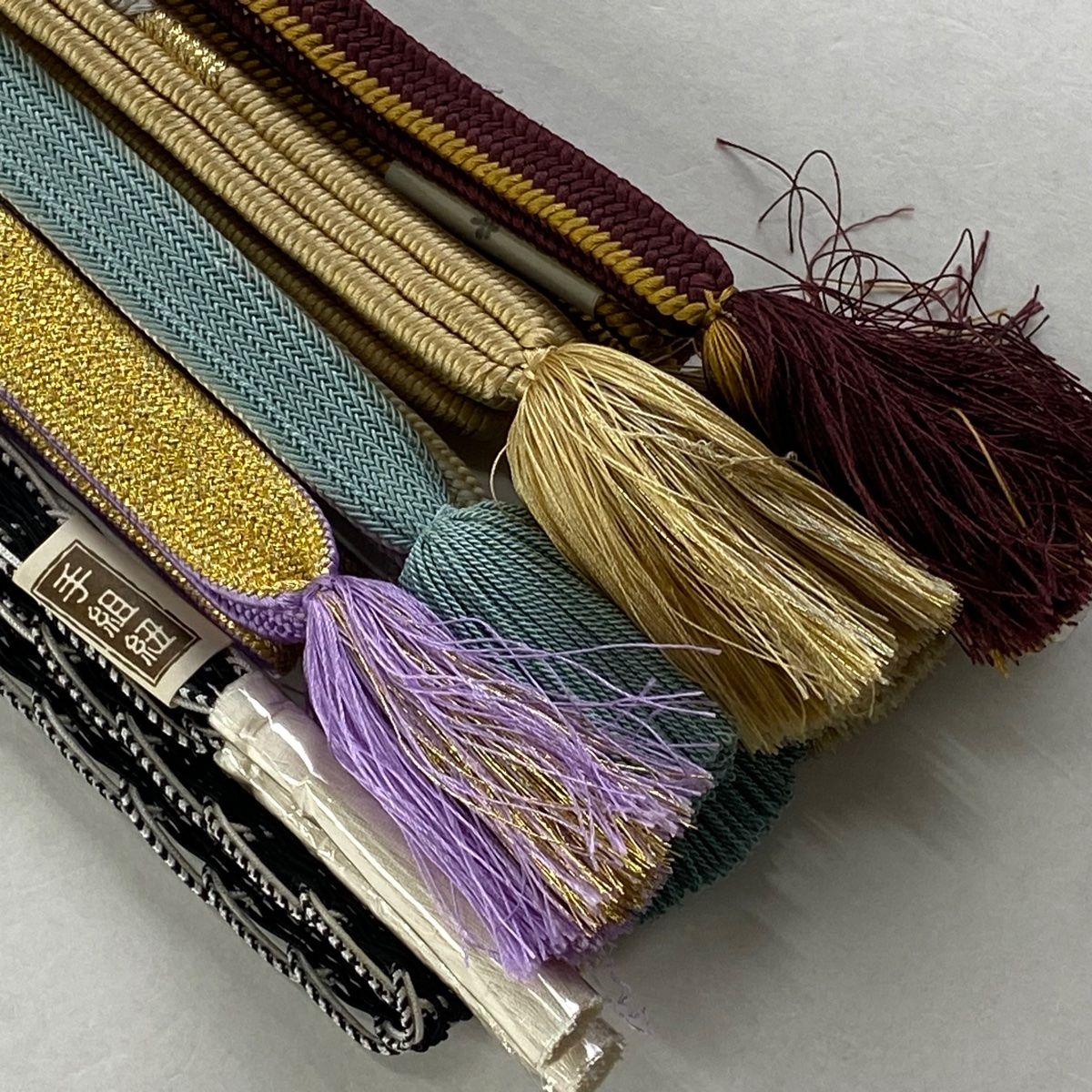 平和屋着物○和装小物 帯締め・帯揚げセット 道長枝花文 暈し染め 高麗