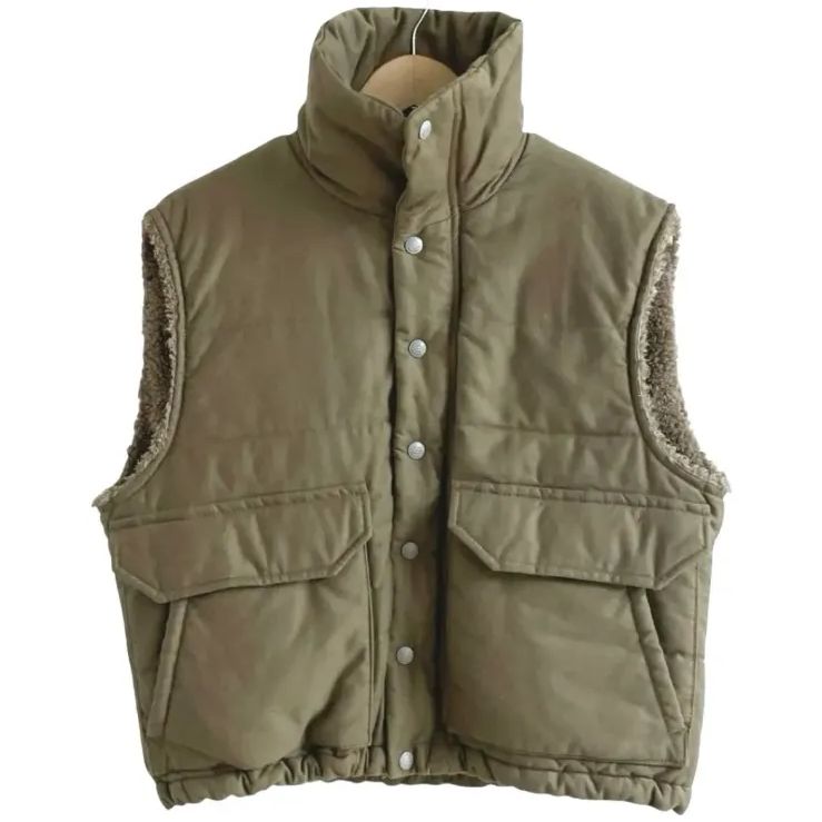 45R サテンキルトの908オーシャンベスト リバーシブル 中綿 3