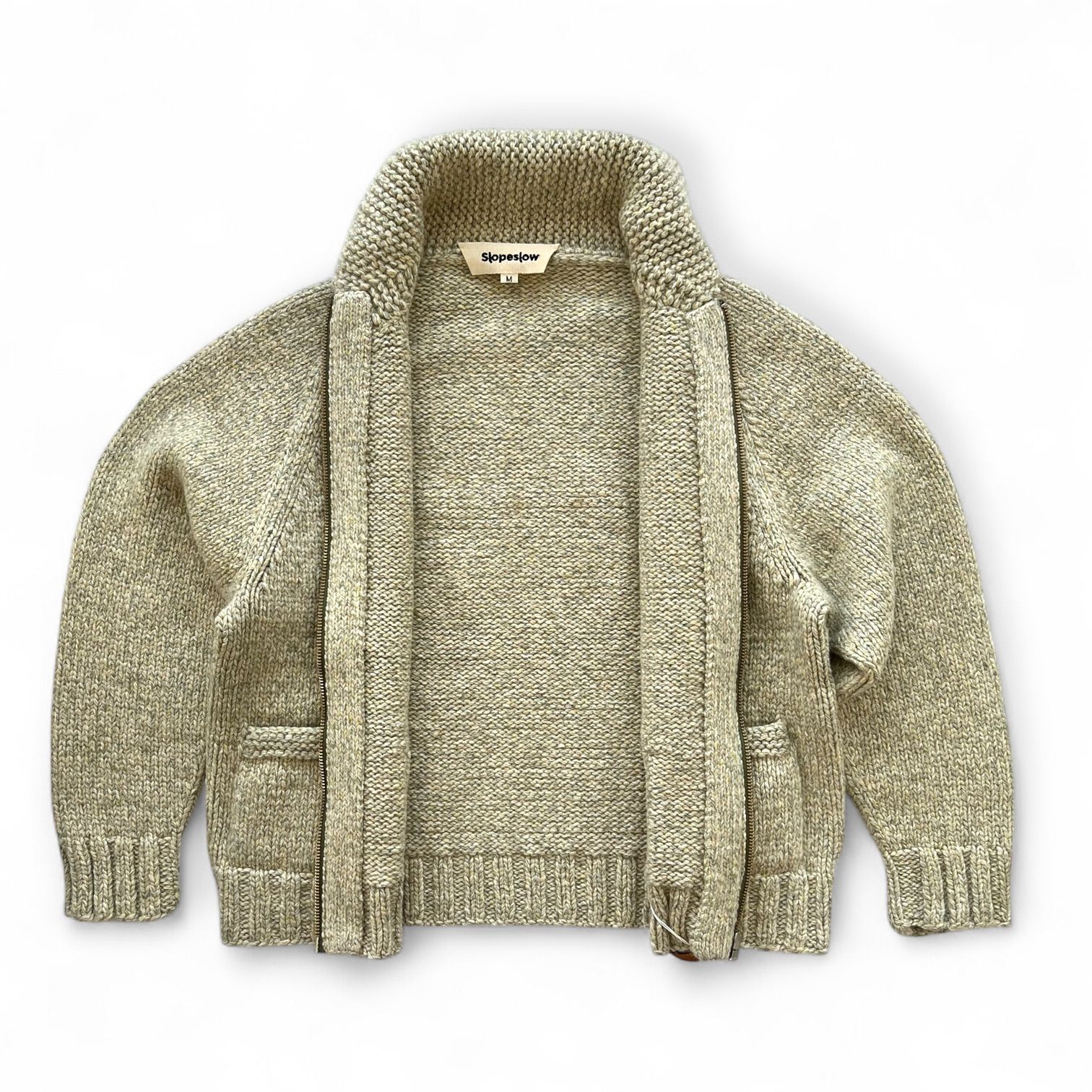 slopeslow スロープスロウ cowichan sweater カウチン - メルカリ