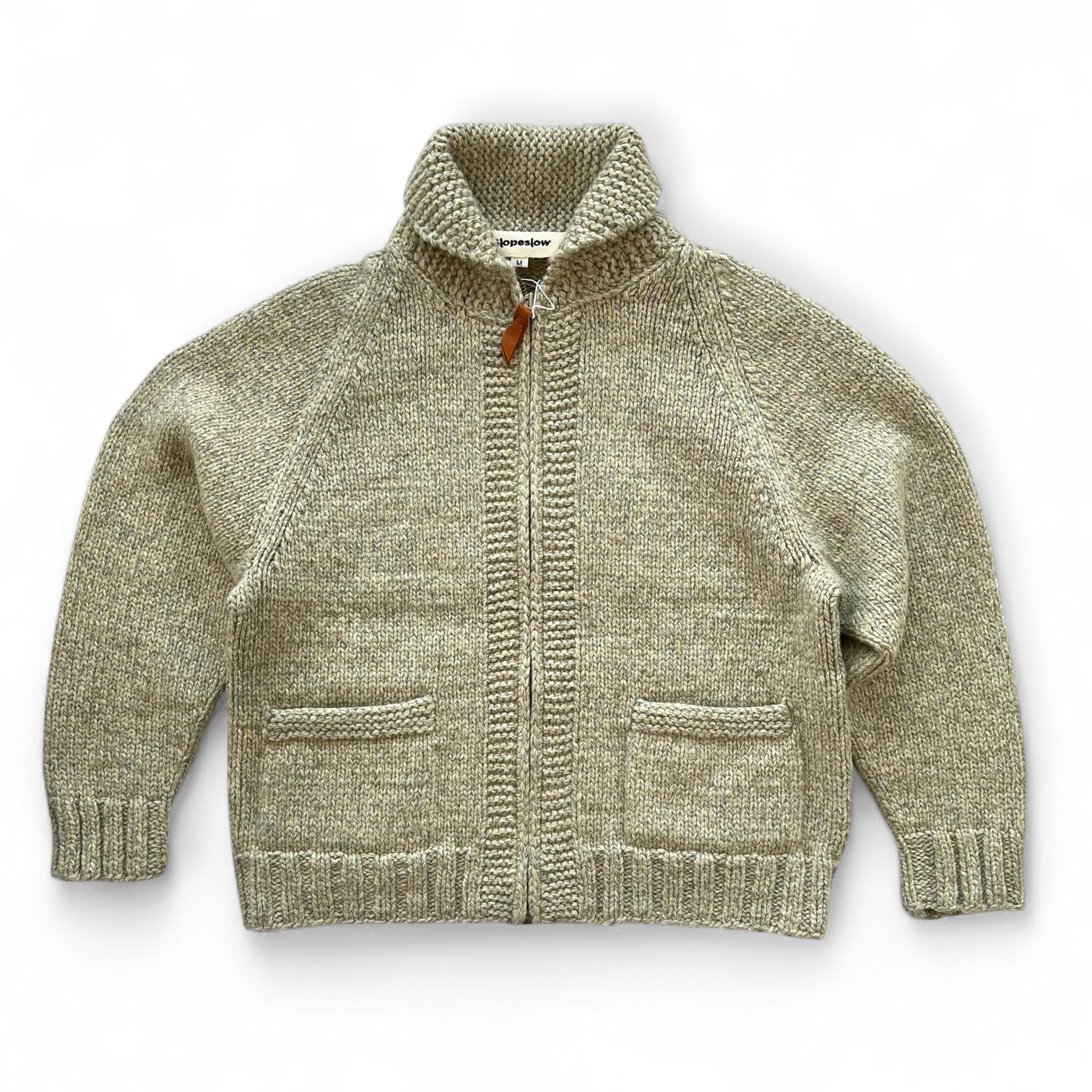 slopeslow スロープスロウ cowichan sweater カウチン - メルカリ