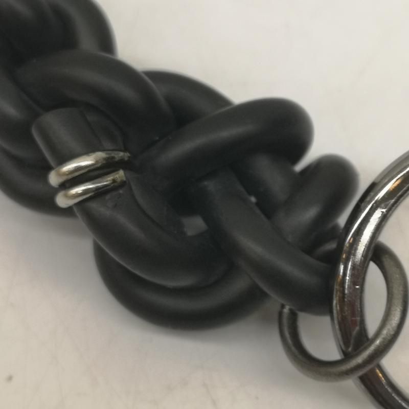 ご*り様 美品 JUNYA WATANABE 編み込みネックレス ジュンヤワタナベコムデギャルソン 編み込み ラバー ネックレス メンズ