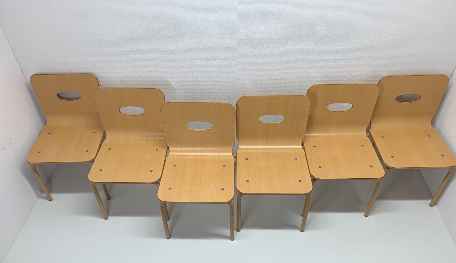 キッズ用椅子 6脚セット チャイルドチェア 保育子供用椅子 キッズチェア ローチェア