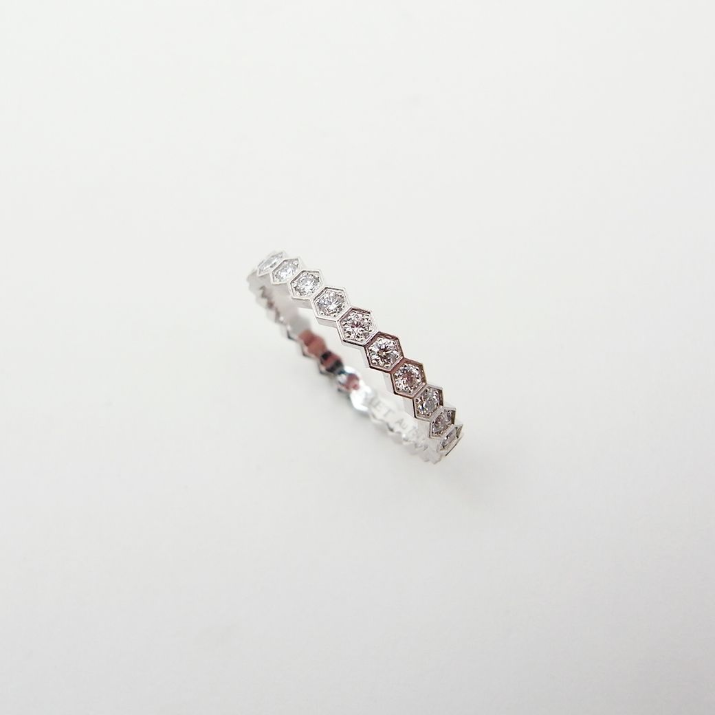 ショーメ ビー ドゥ ショーメ リング ダイヤモンド ハニカム 50 750WG SAランク