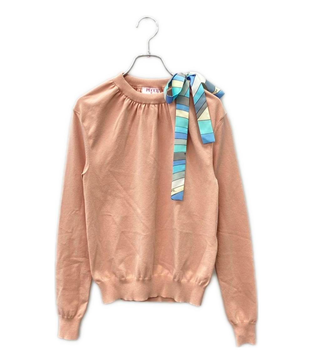 エミリオ プッチ 長袖ニット スカーフ レディース SIZE S Emilio Pucci