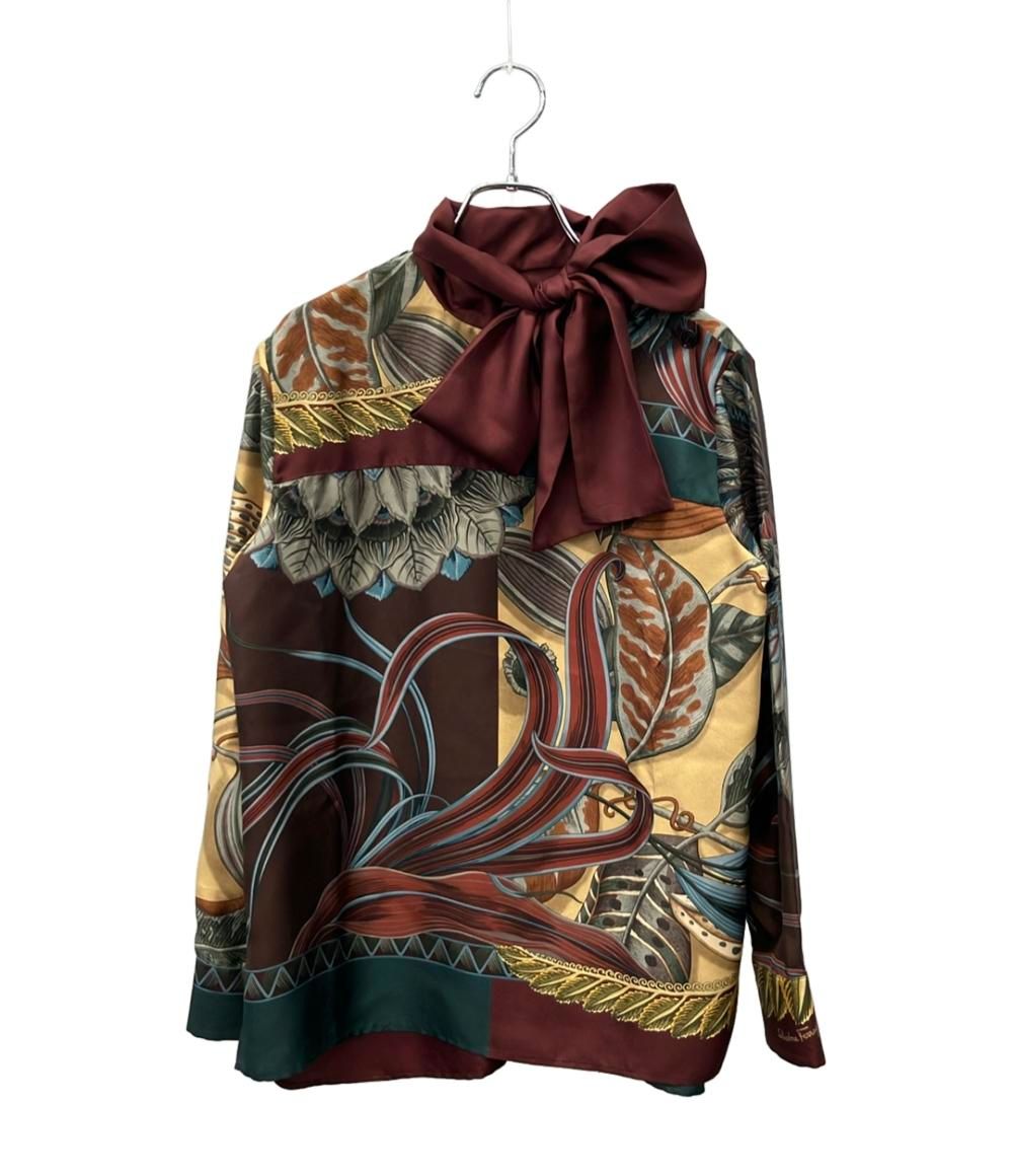 サルヴァトーレフェラガモ 長袖ブラウス レディース SIZE 38 M Salvatore Ferragamo