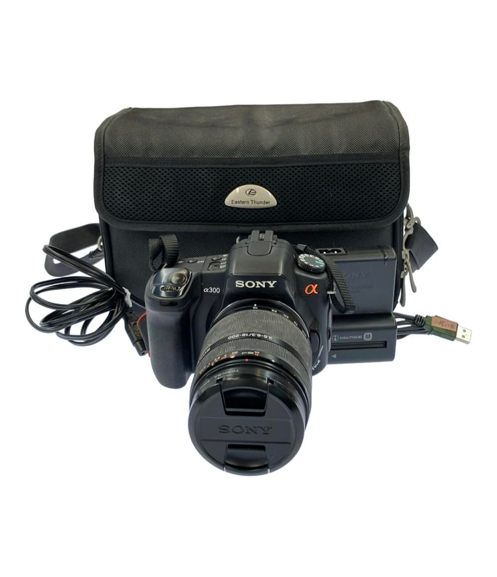 ソニー、α300 ズームレンズキット と望遠レンズ 美品 SONY α300 標準&望遠ズームレンズセットDSLR−A300K ソニー