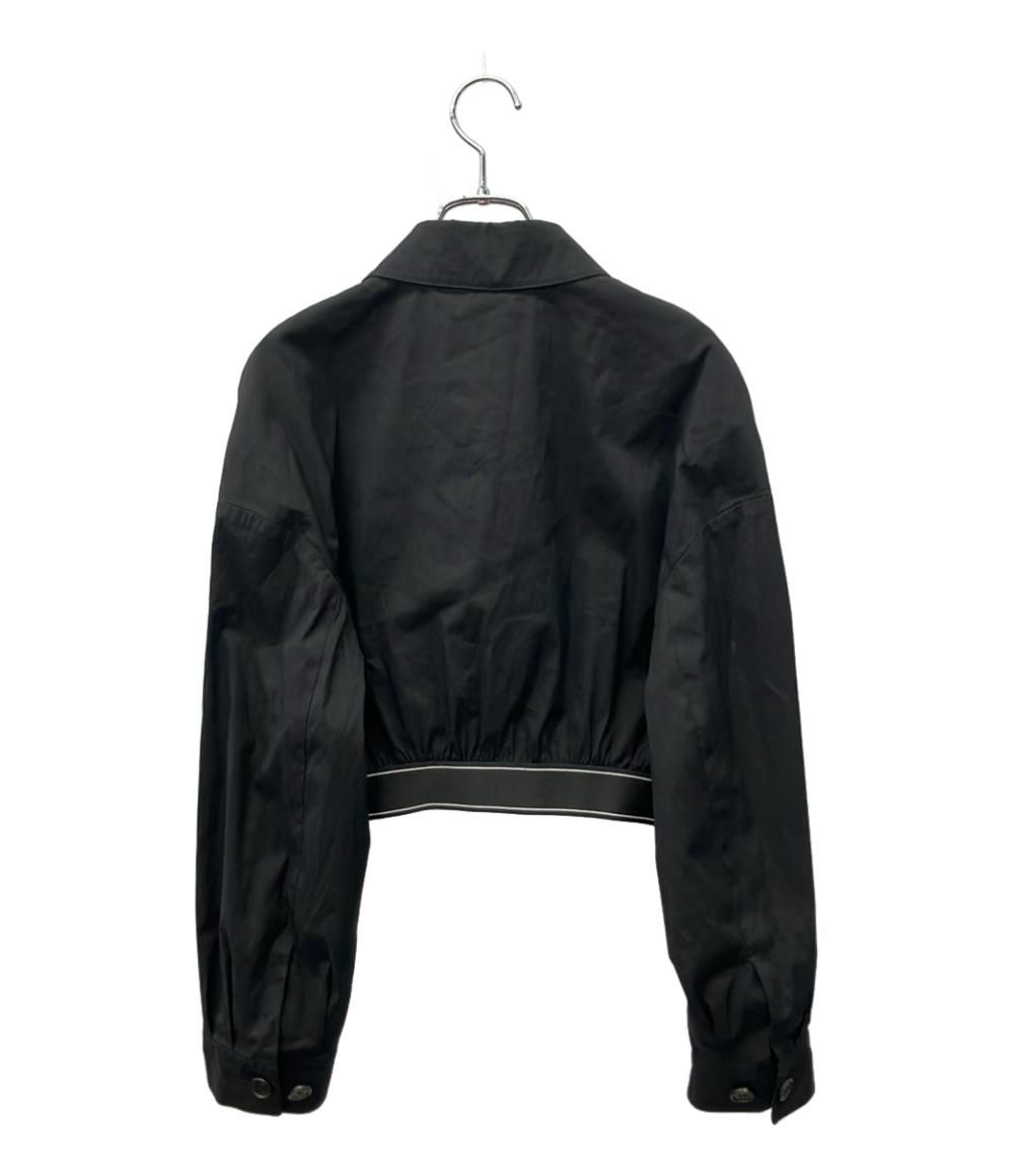 プラダ クロップドジャケット ポプリンストレッチ クロップドジャケット P525MG S221 F62 レディース SIZE 40 S PRADA