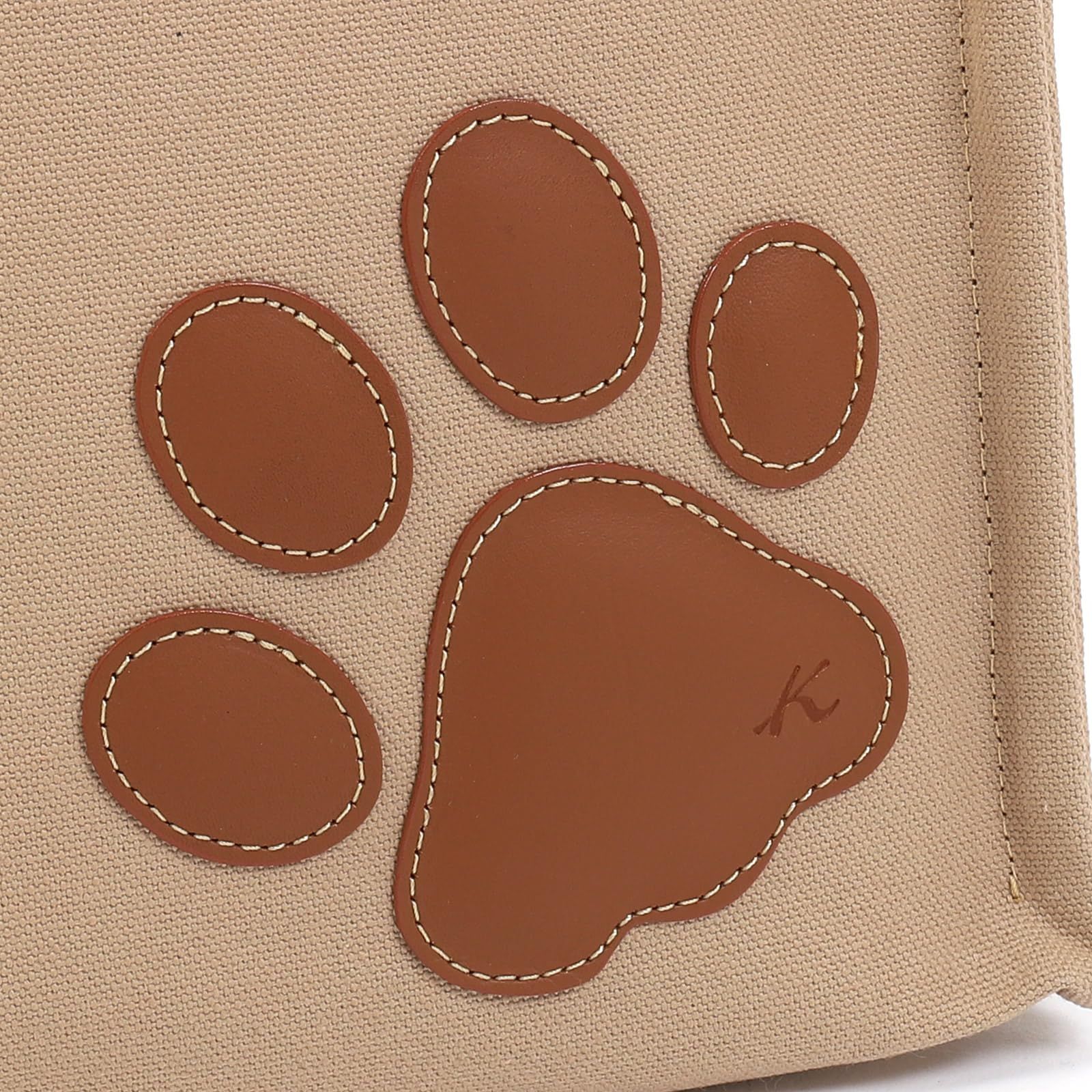 キタムラ 肉球モチーフ ハンドバッグ P 0690 レディース カフェオレ オーク 茶色 67631