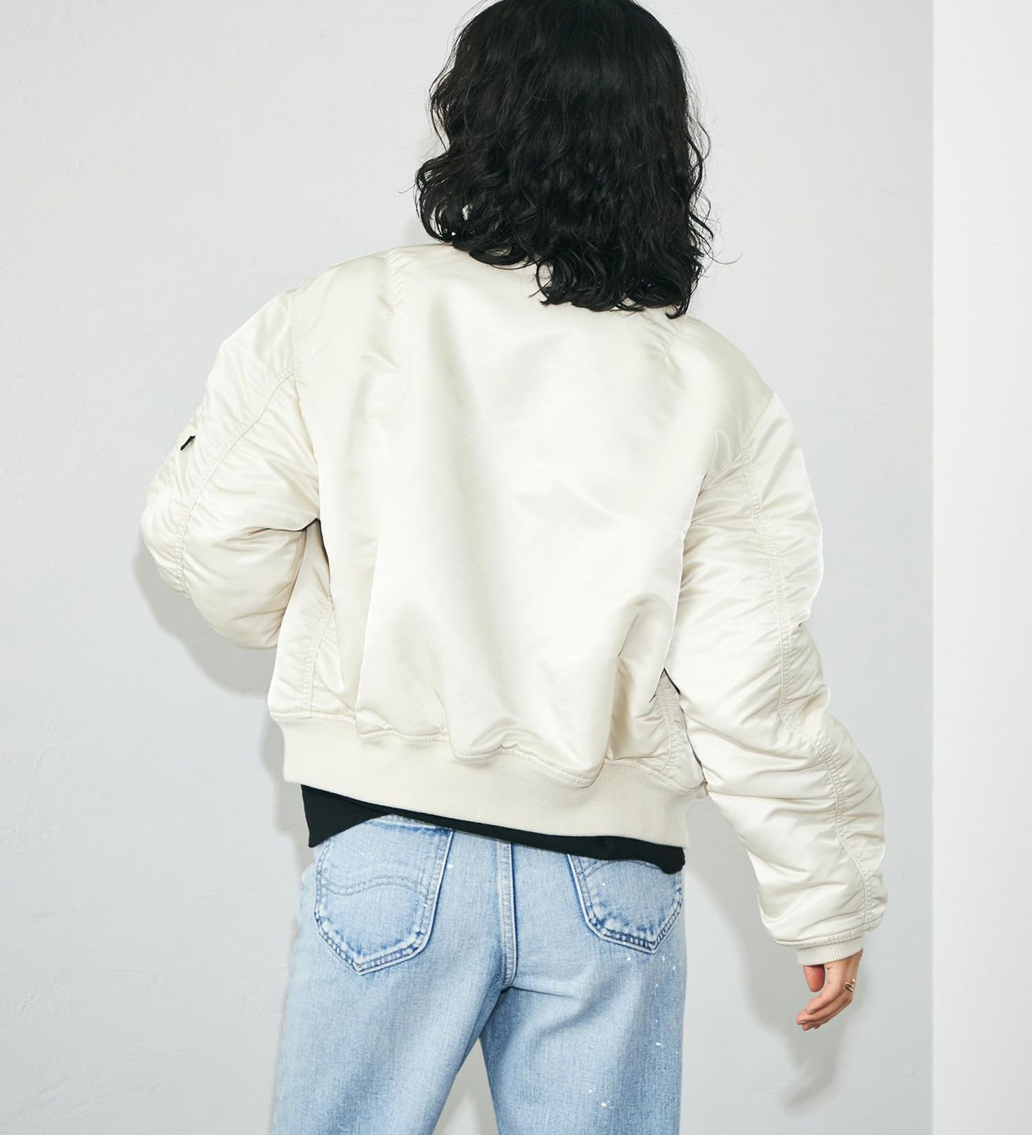  アルファインダストリーズ アウター MA-1 ショート丈 TA 7182 レディース LIME STONE その他 フェイスケア