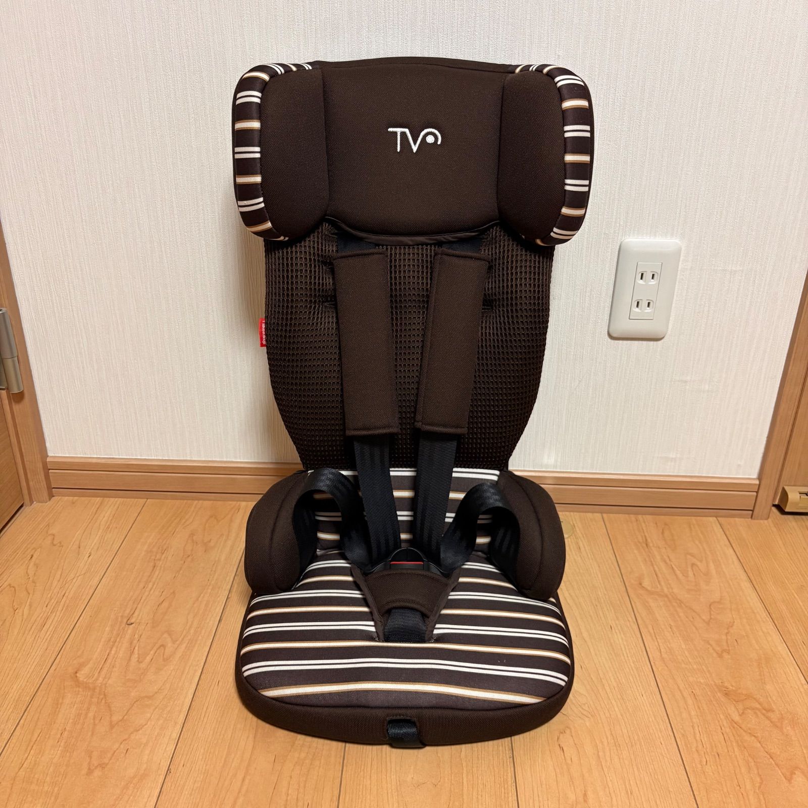 日本育児 トラベルベストECプラス チャイルドシート ブラウンボーダー