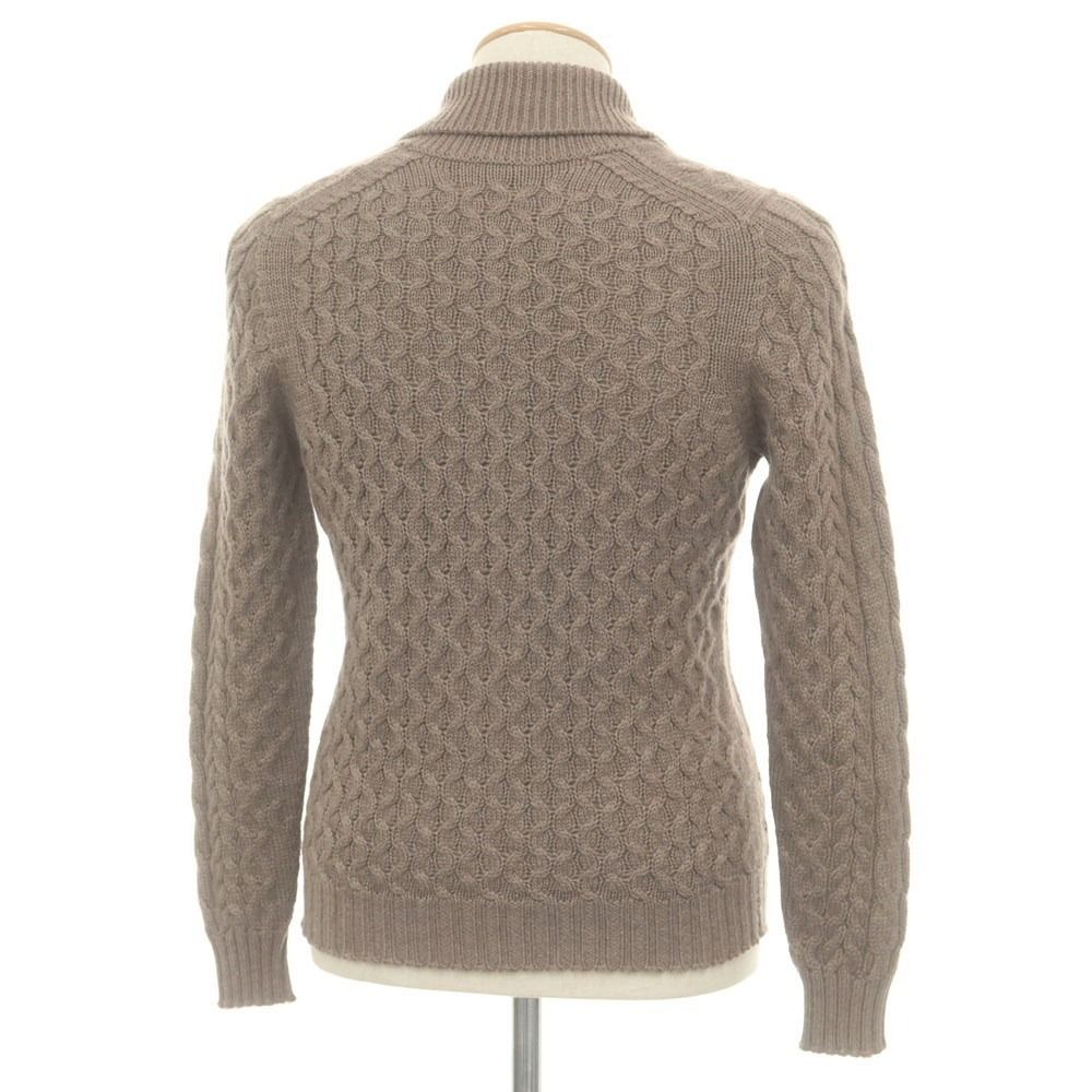 ドルモア DRUMOHR ウール ショール カーディガン トープ系 サイズ42 メンズ