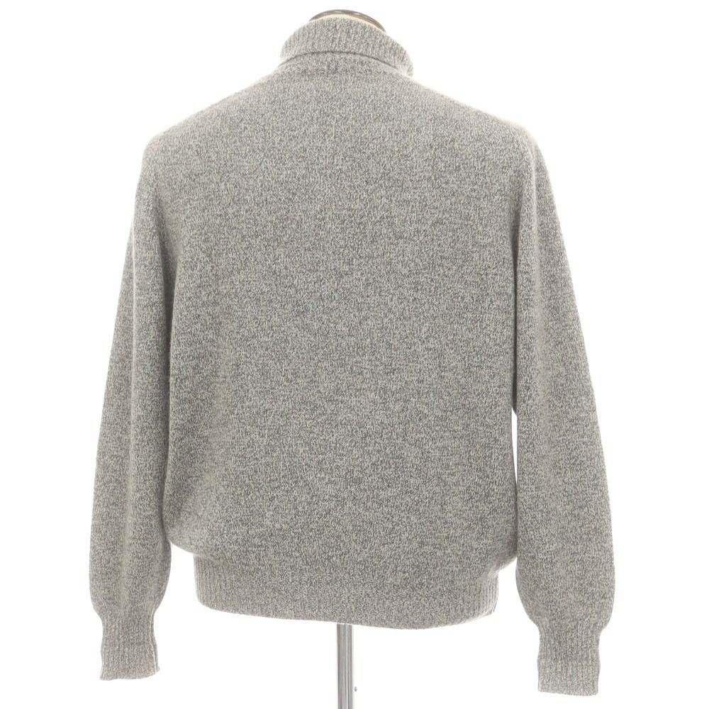 マーロ Malo カシミヤ タートルネック プルオーバーニット グレー系 サイズ50 メンズ
