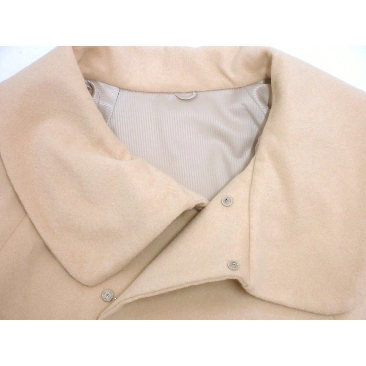 お洒落コート アンゴラ混ロール