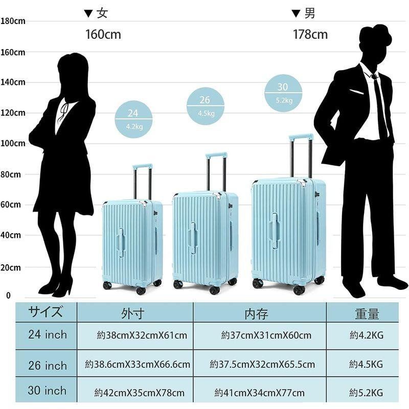 外箱段ボールにキズ 汚れあり 中身は です Oritatanda 大容量スーツケース ブルー 約87L 大容量 ６～10泊