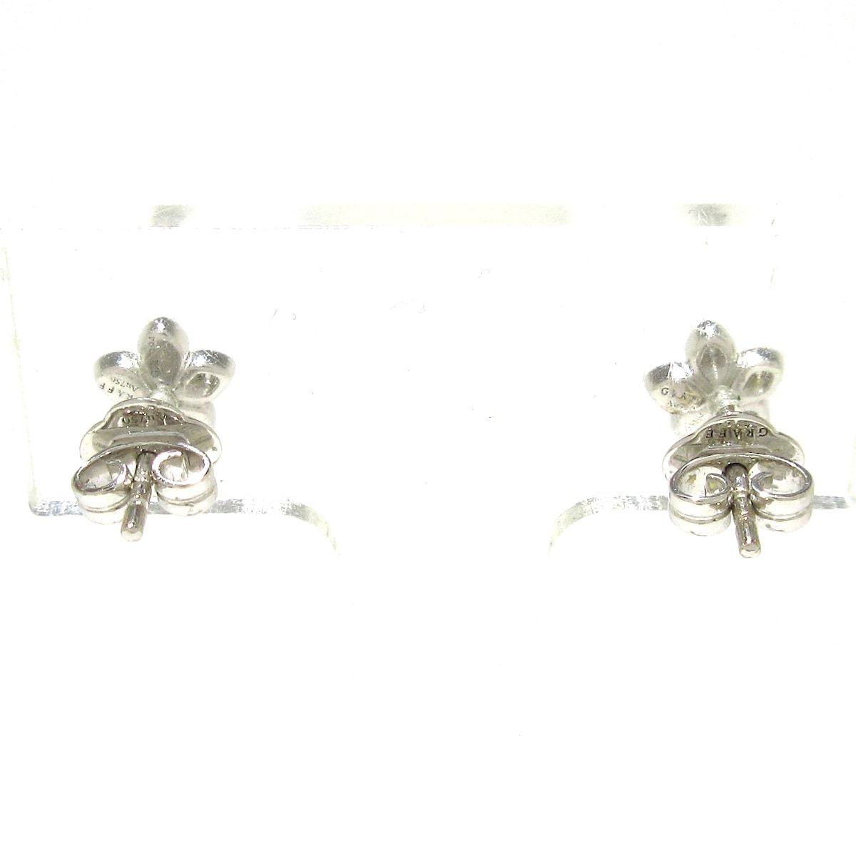 GRAFF グラフ ピアス ワイルドフラワー プティ パヴェ ダイヤモンド スタッドイヤリング K18WG×ダイヤモンド WWW_SHINETEETH_COM