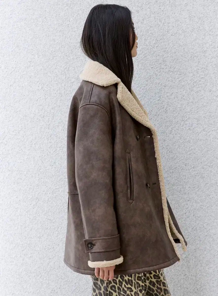 O!Oi ムートン コート ブラウン GULLKHAN_COM