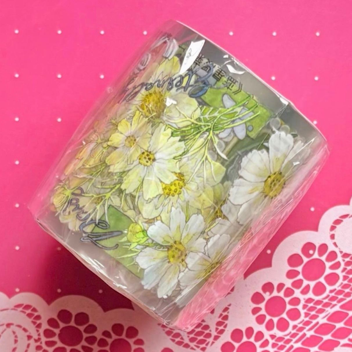 PET 街道边黄 6cm×5m 54cm/loop 海外マスキングテープ PET 街道边黄