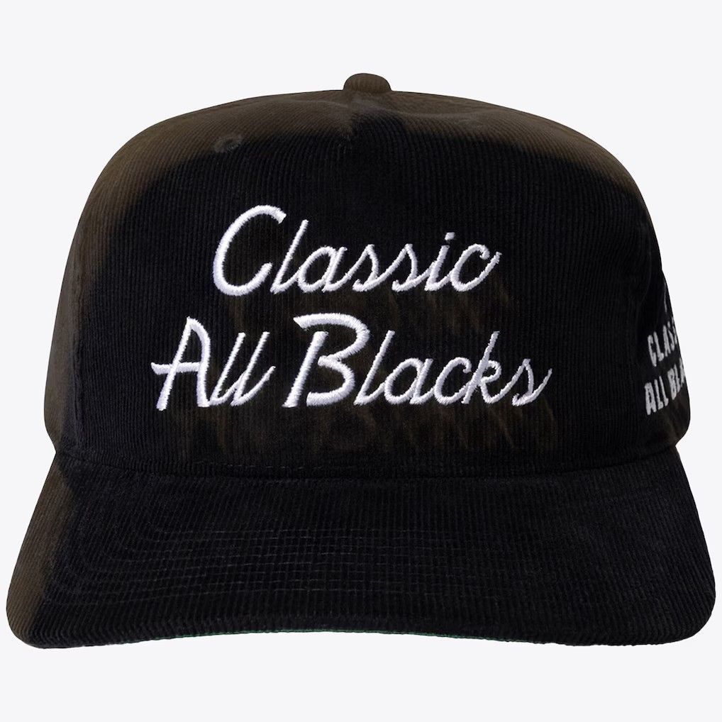 ミッチェル&ネス ラグビー ニュージーランド代表 オールブラックス コード スクリプト キャップ 帽子 黒 ブラック 公式モデル 日本未発売