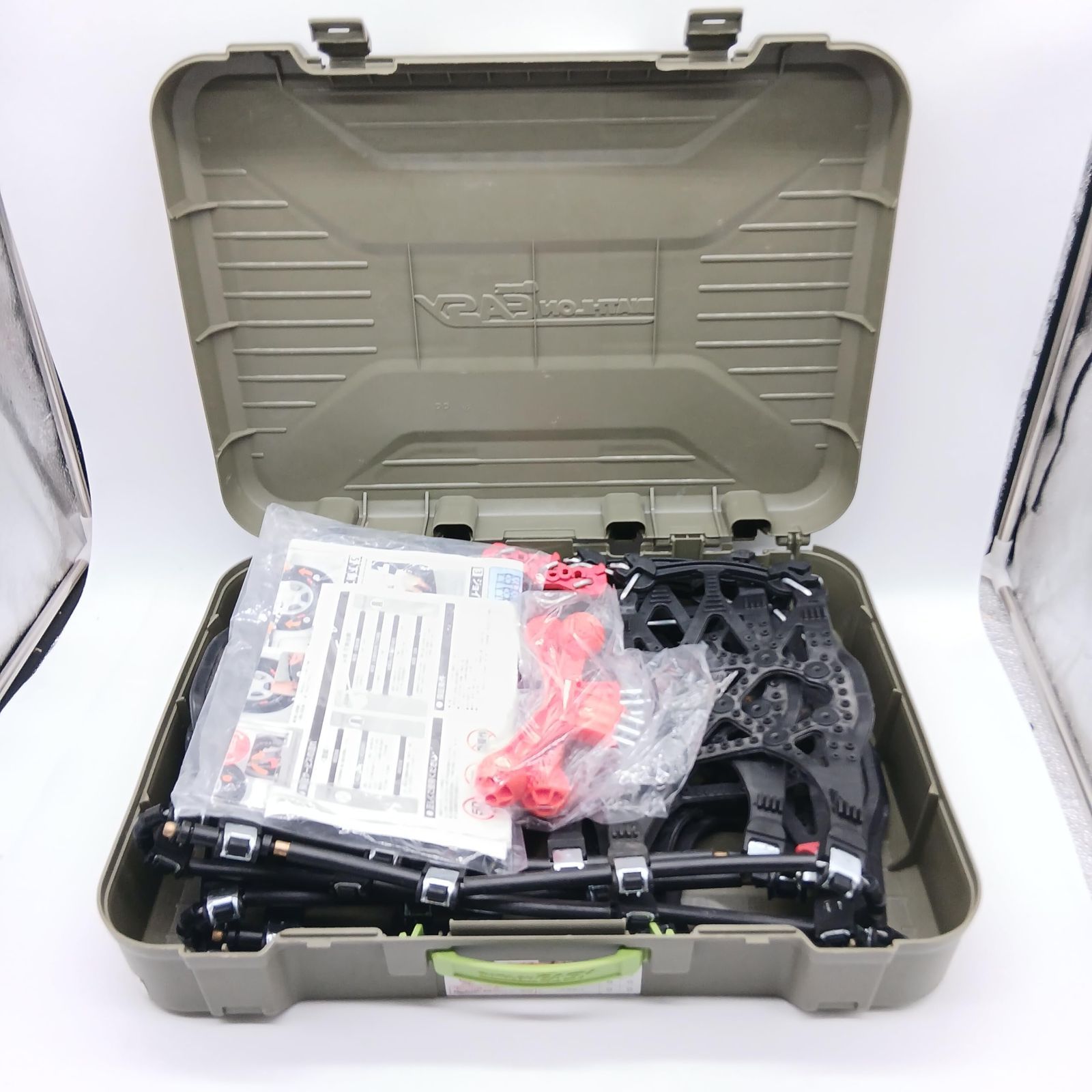 No 4218 カーメイト 簡単装着 JASAA認定 非金属 タイヤチェーン バイアスロン クイックイージー QE 4 適合 165 50 R 16 175 60 14 15 65 ブラック