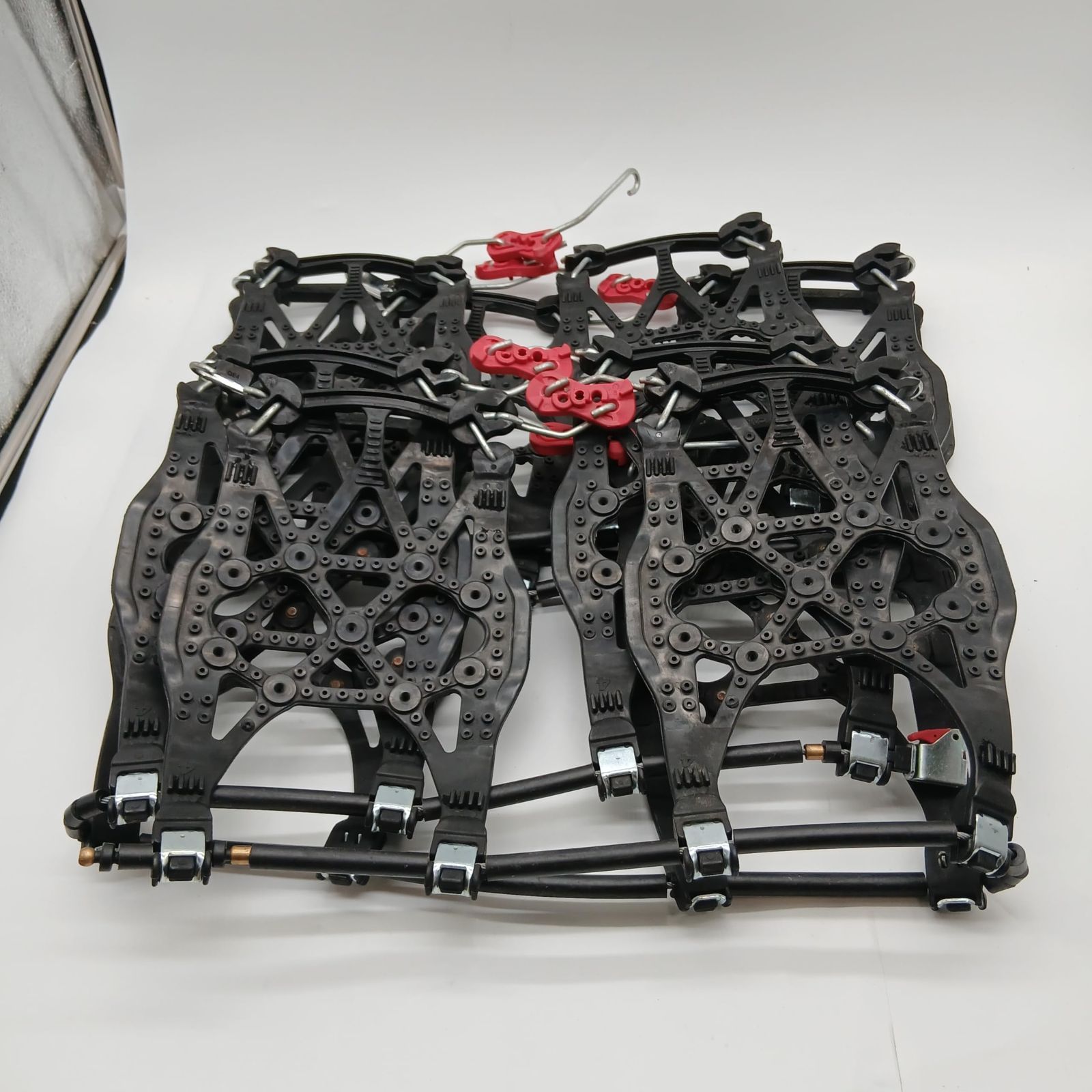  No 4218 カーメイト 簡単装着 JASAA認定 非金属 タイヤチェーン バイアスロン クイックイージー QE 4 適合 165 50 R 16 175 60 14 15 65 ブラック 非金属チェーン チェーン 滑り止め