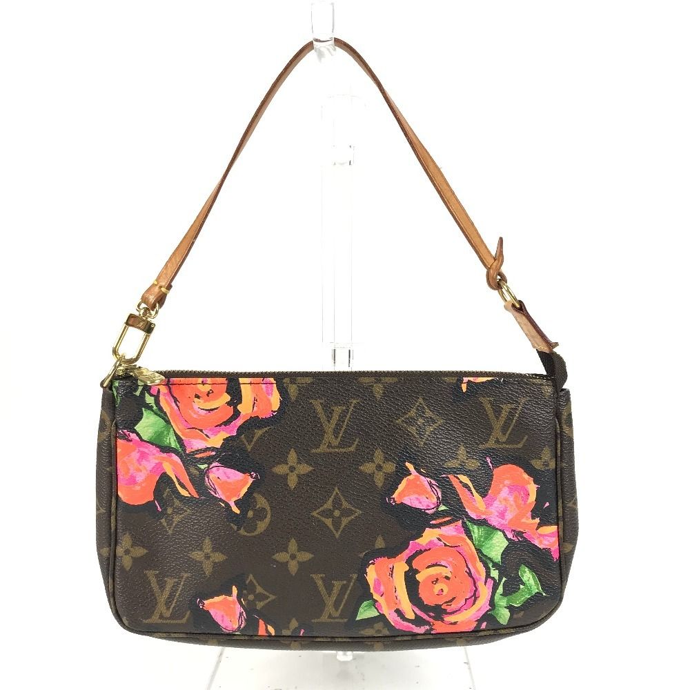 LOUIS VUITTON ルイヴィトン ポーチ ポシェットアクセソワール M48615 モノグラムキャンバス ブラウン