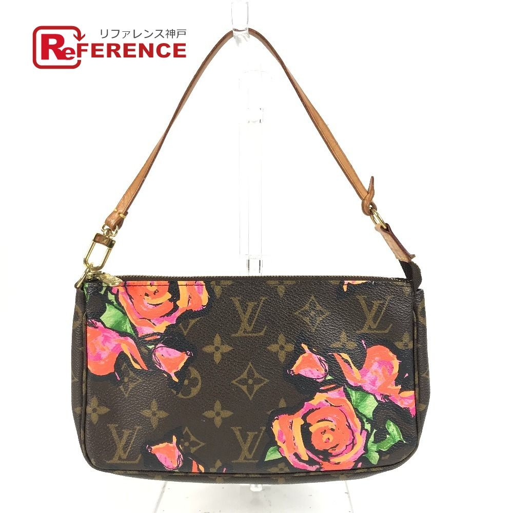 LOUIS VUITTON ルイヴィトン ポーチ ポシェットアクセソワール M48615 モノグラムキャンバス ブラウン