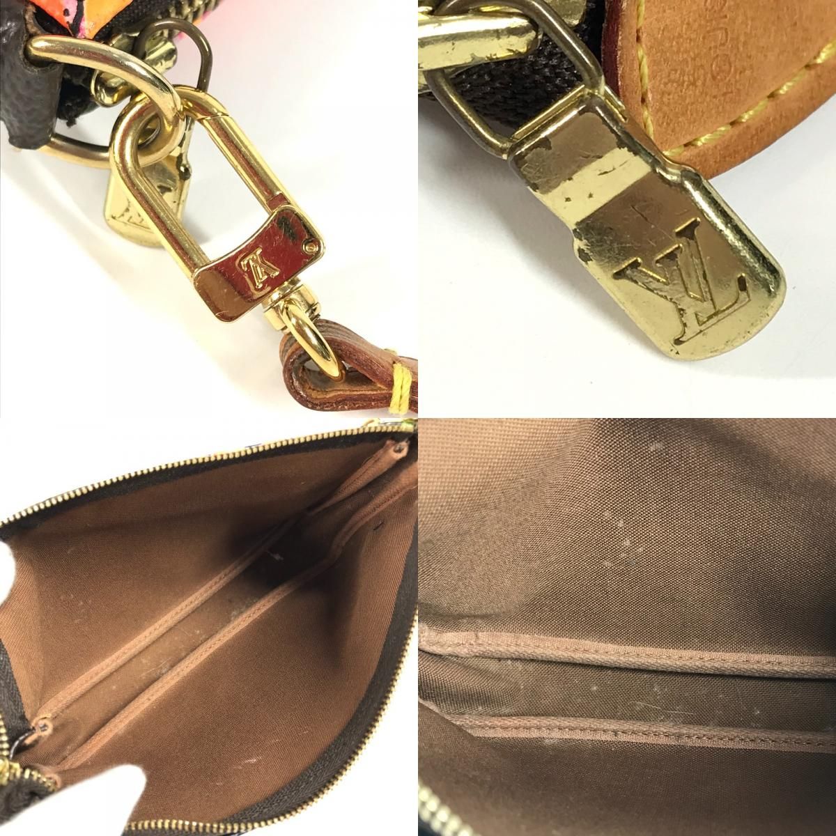 モノグラムキャンバス ブラウン