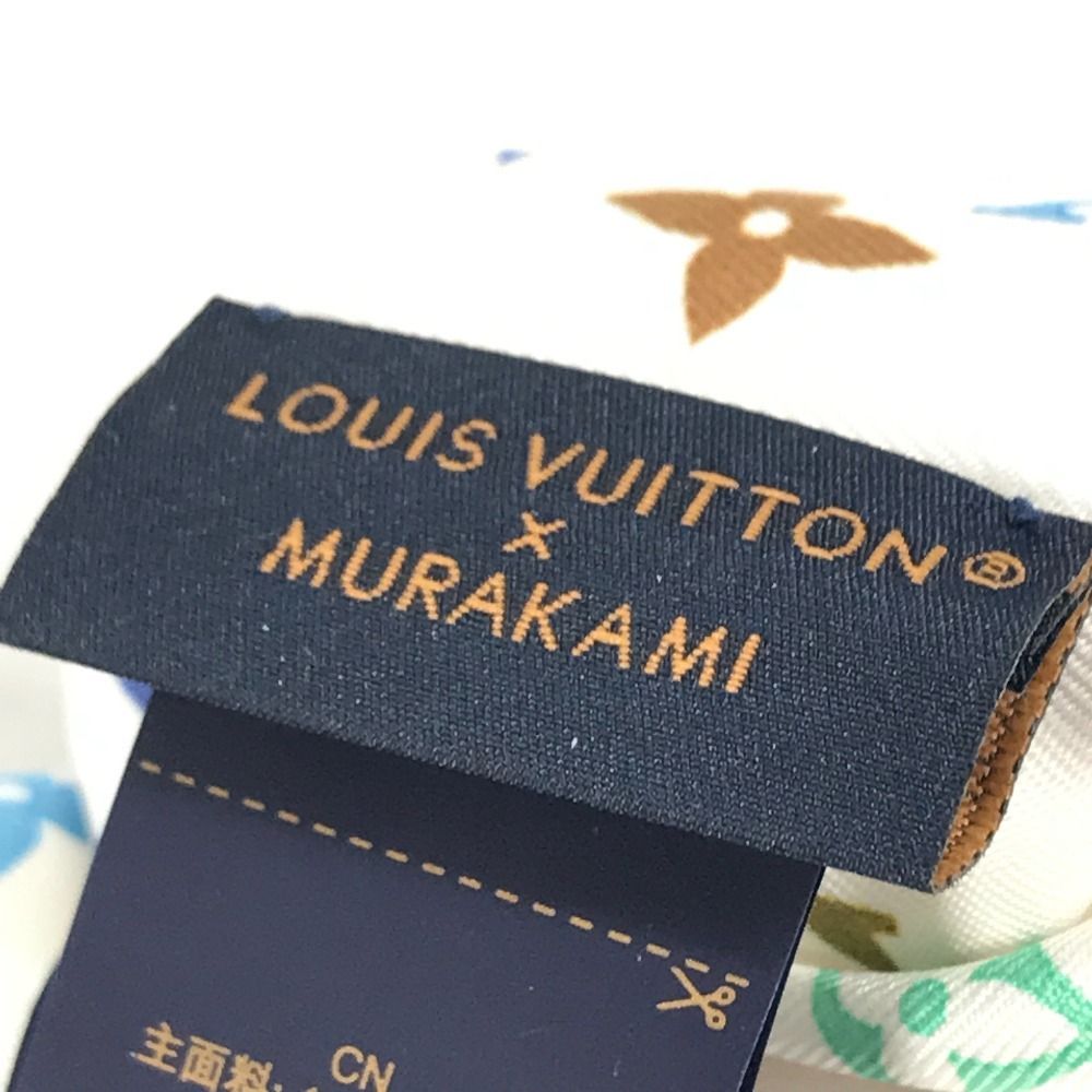 LOUIS VUITTON ルイヴィトン シュシュ シュシュ･モノグラム マルチ M96071 シルク ブロン ホワイト DECORATOM_COM_BR