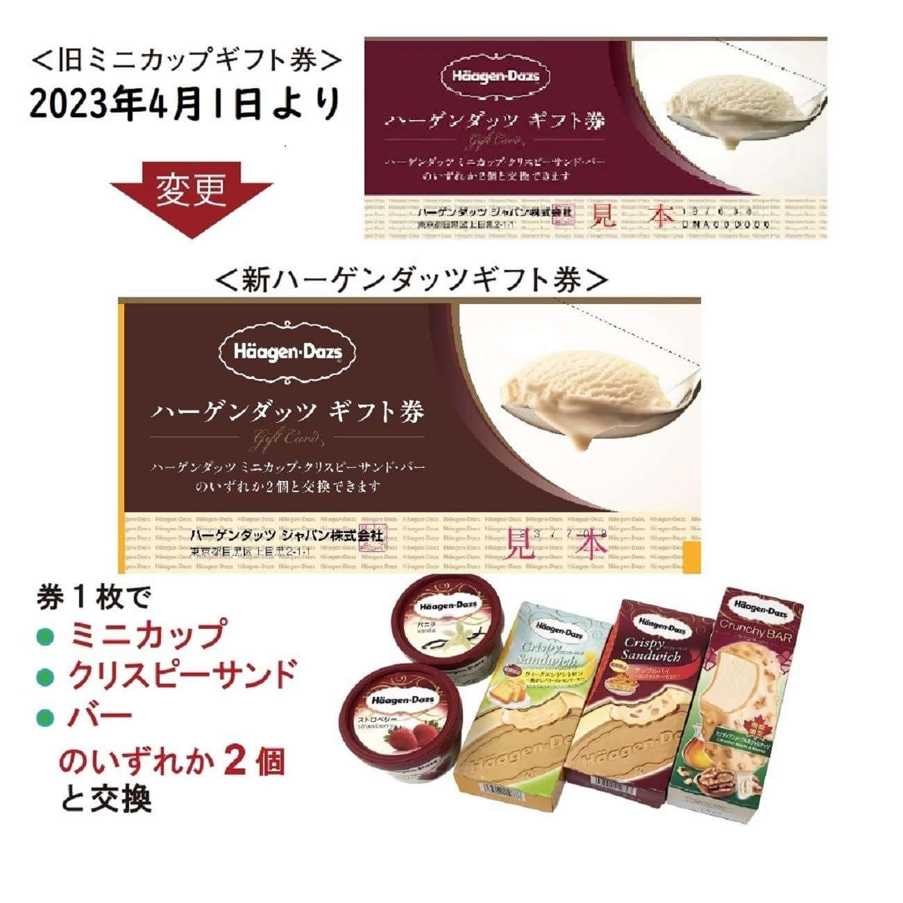 BMessage ハーゲンダッツ