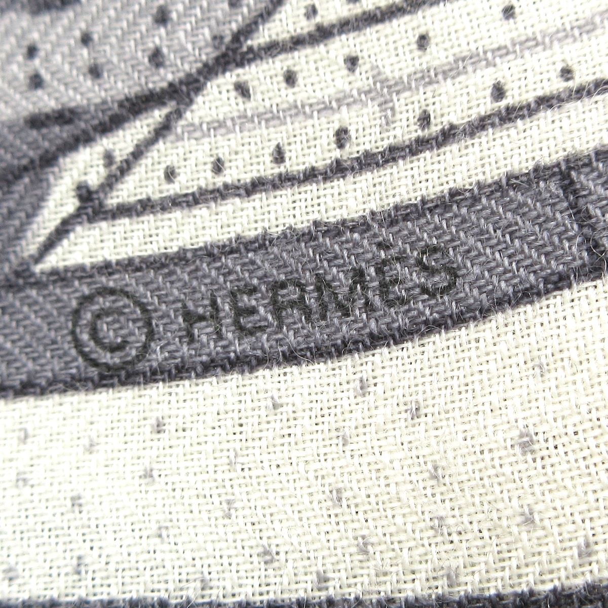 HERMES エルメス ストール ショール カレ140 カレジェアン アイボリー×ネイビー×マルチ PATCHWORK HORSE カシミヤ シルク