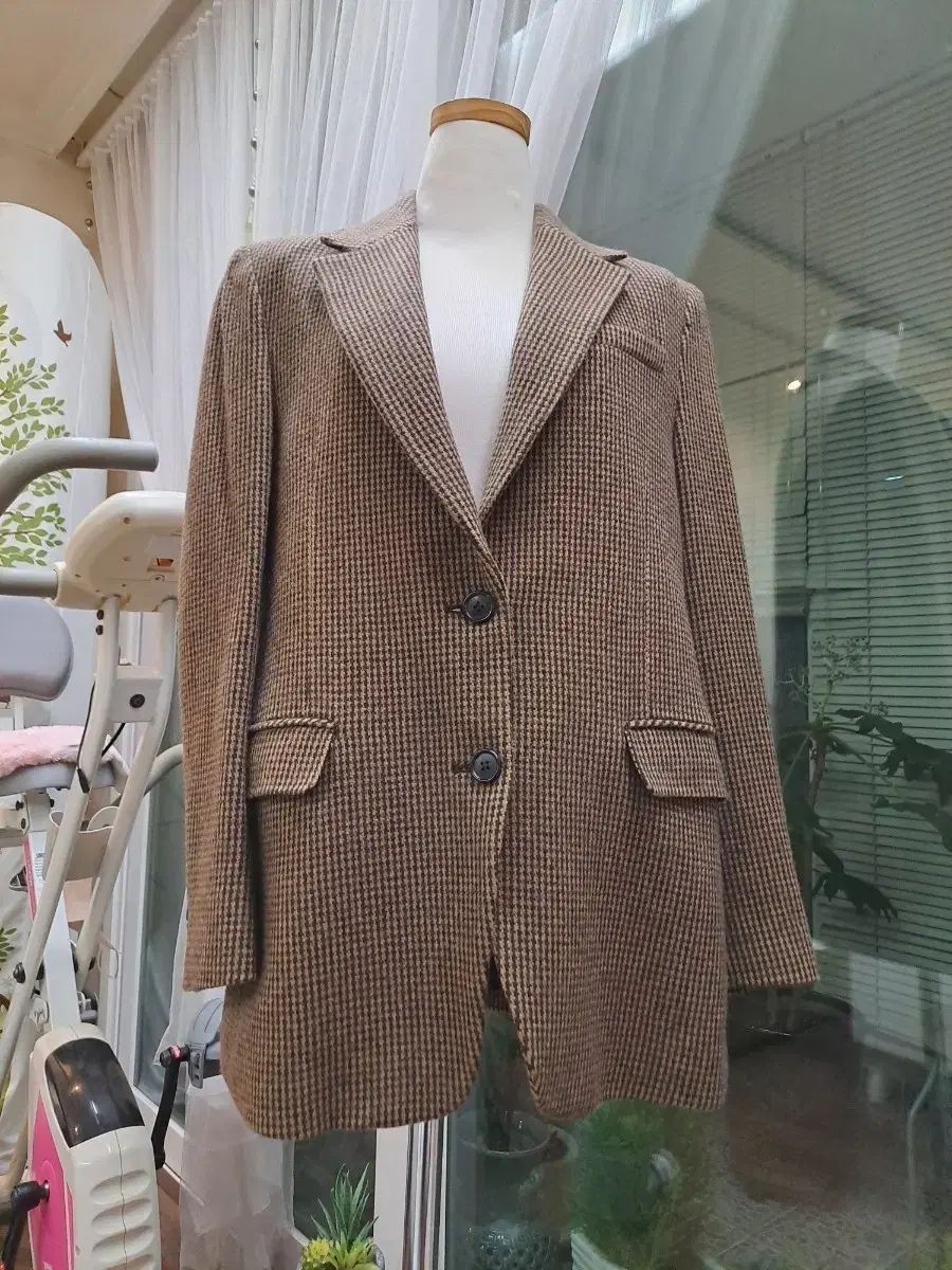 JILL STUART YORK ハウンドトゥース CHECK ジャケット 85