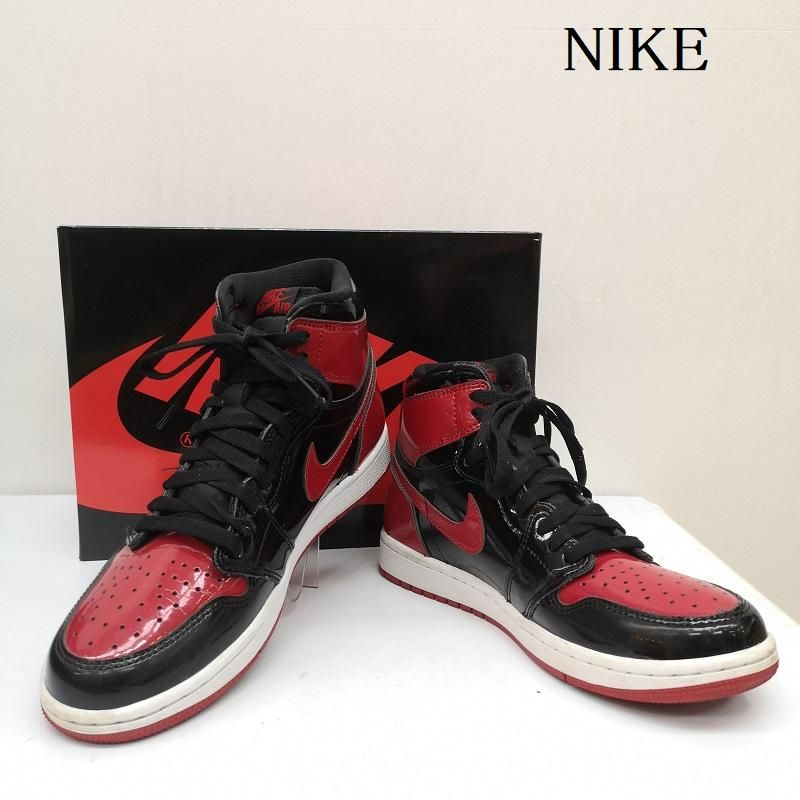 ナイキ AIR JORDAN 1 RETRO HIGH OG PATENT BRED エアジョーダン1 
