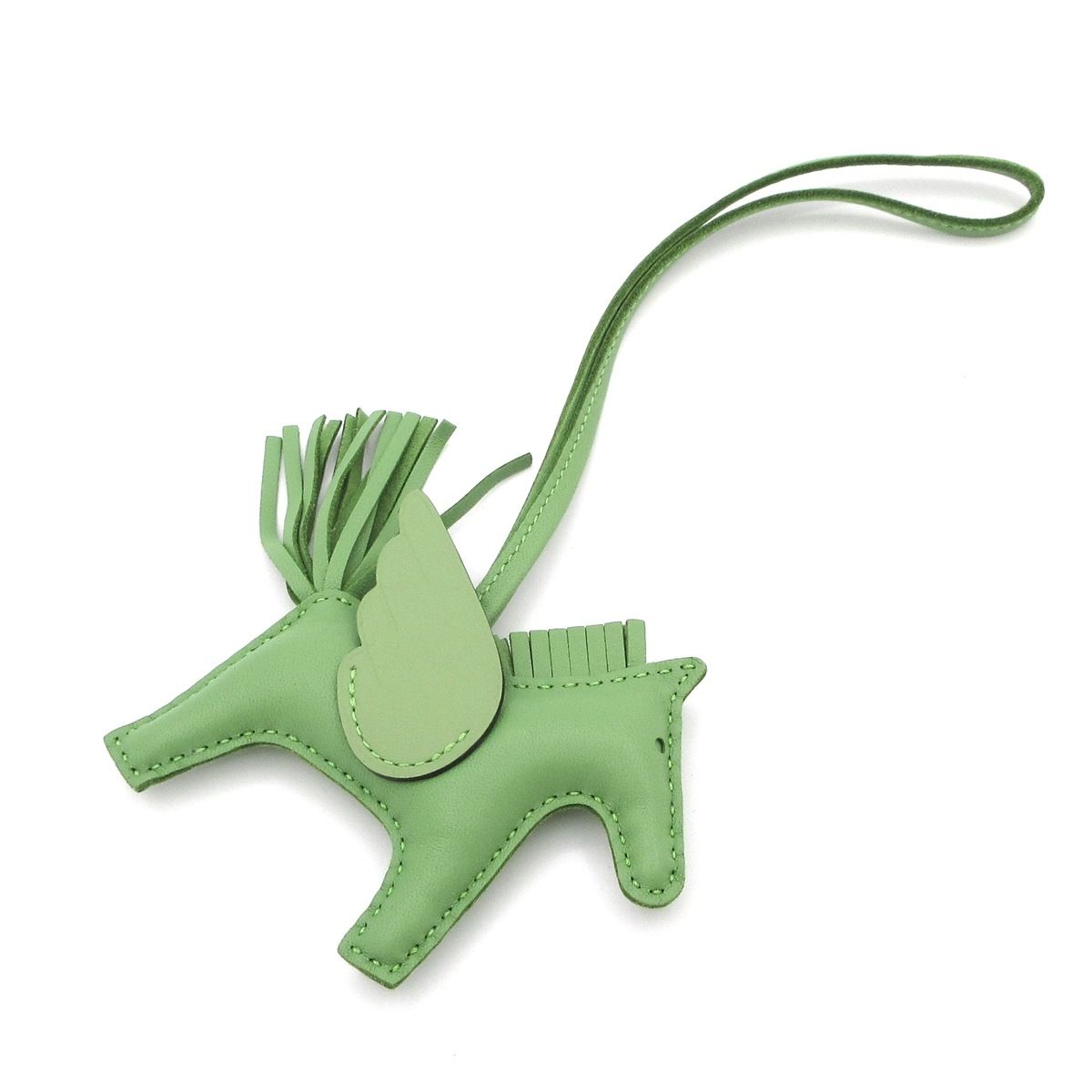 HERMES エルメス キーホルダー チャーム ロデオチャームペガサスPM ヴェールクリケット