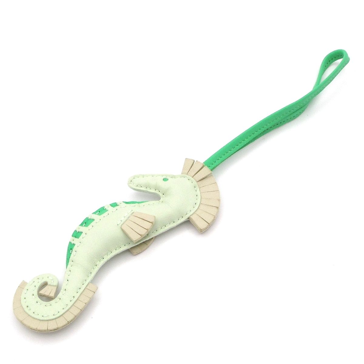 HERMES エルメス キーホルダー チャーム イポ ヴェールフィズ×ヴェールコミック タツノオトシゴ