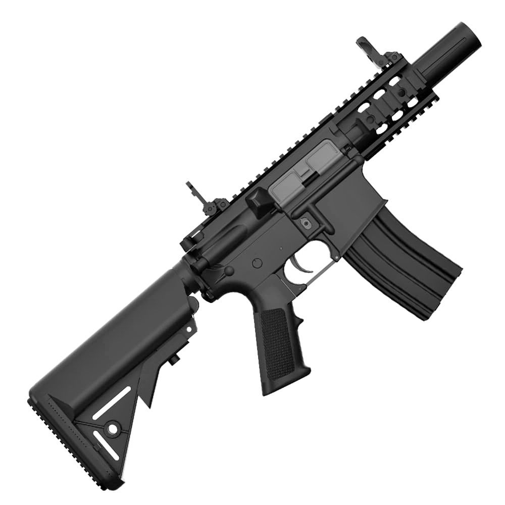 S T 電動ガン M 4 CQB FF SD チャレンジャーライン G 3 AEG コルト刻印 5インチ