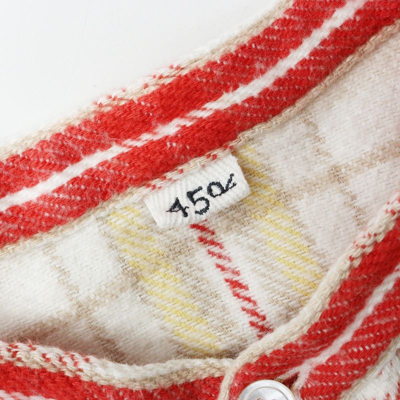 いろいろインドネルのフリルチュニック ホワイト系