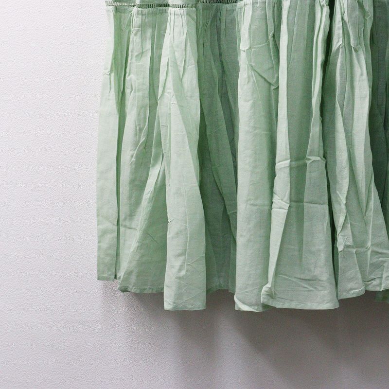 定価2 6万 ヌキテパ me Quittez pas コットンボイル ティアードマキシドレス MINT ミントグリーン┃インド製 オケージョン テーラード