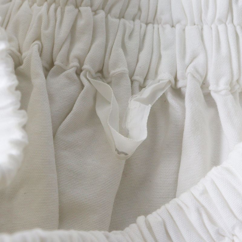 ホームスパン homspun オックス ダブルポケットギャザースカート M