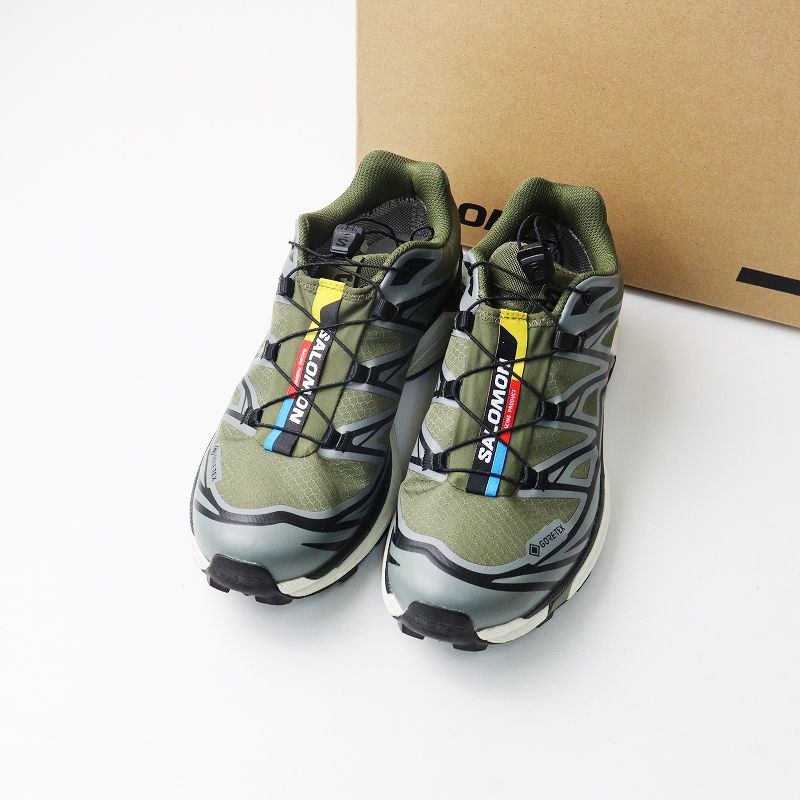 サロモン SALOMON XT-6 GTX GORE-TEX トレイルランニングシューズ 24.5cm｜オリーブ シューズ 2400014668247