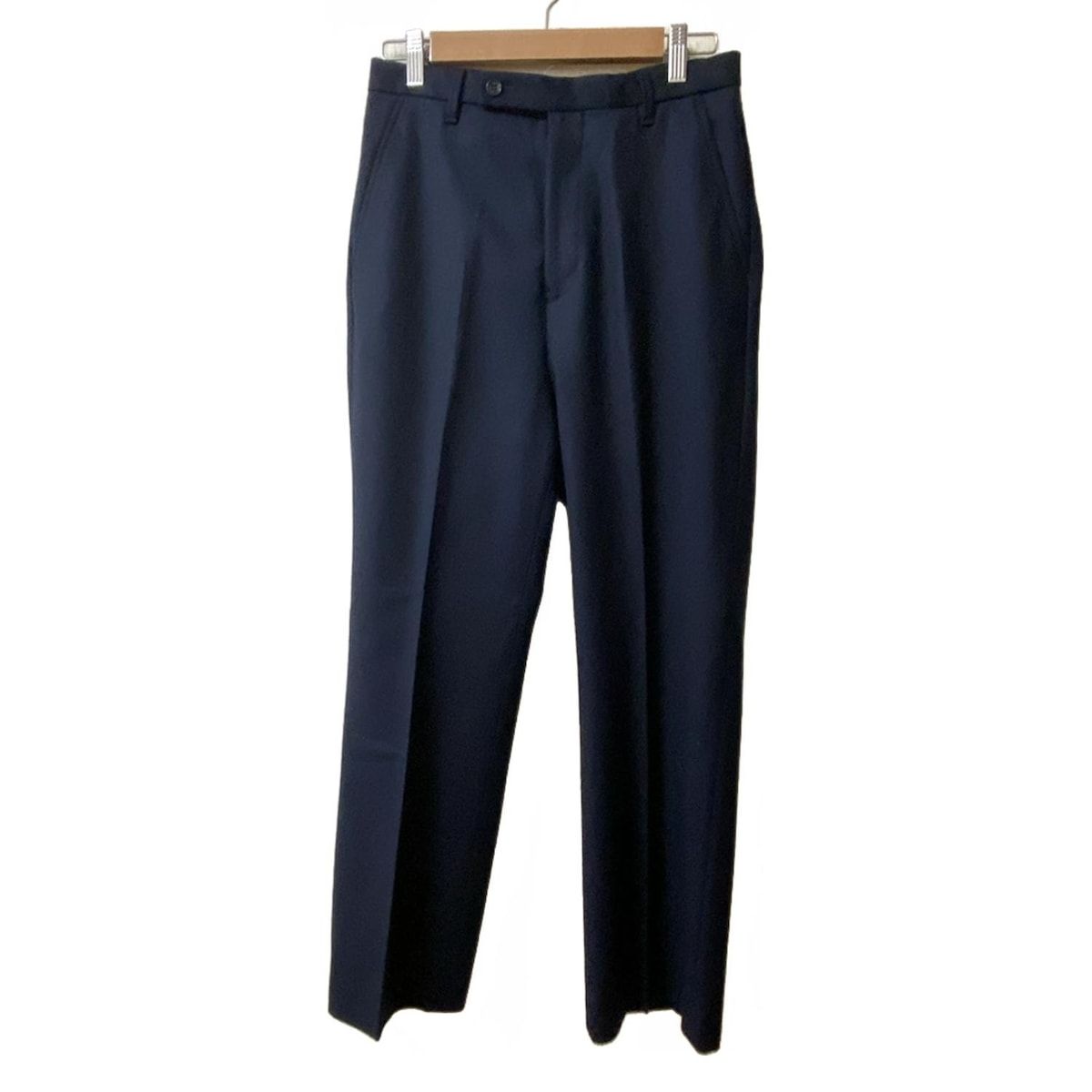 6」 スラックス 34 ネイビー レディース 6(ROKU)＞タック パンツ