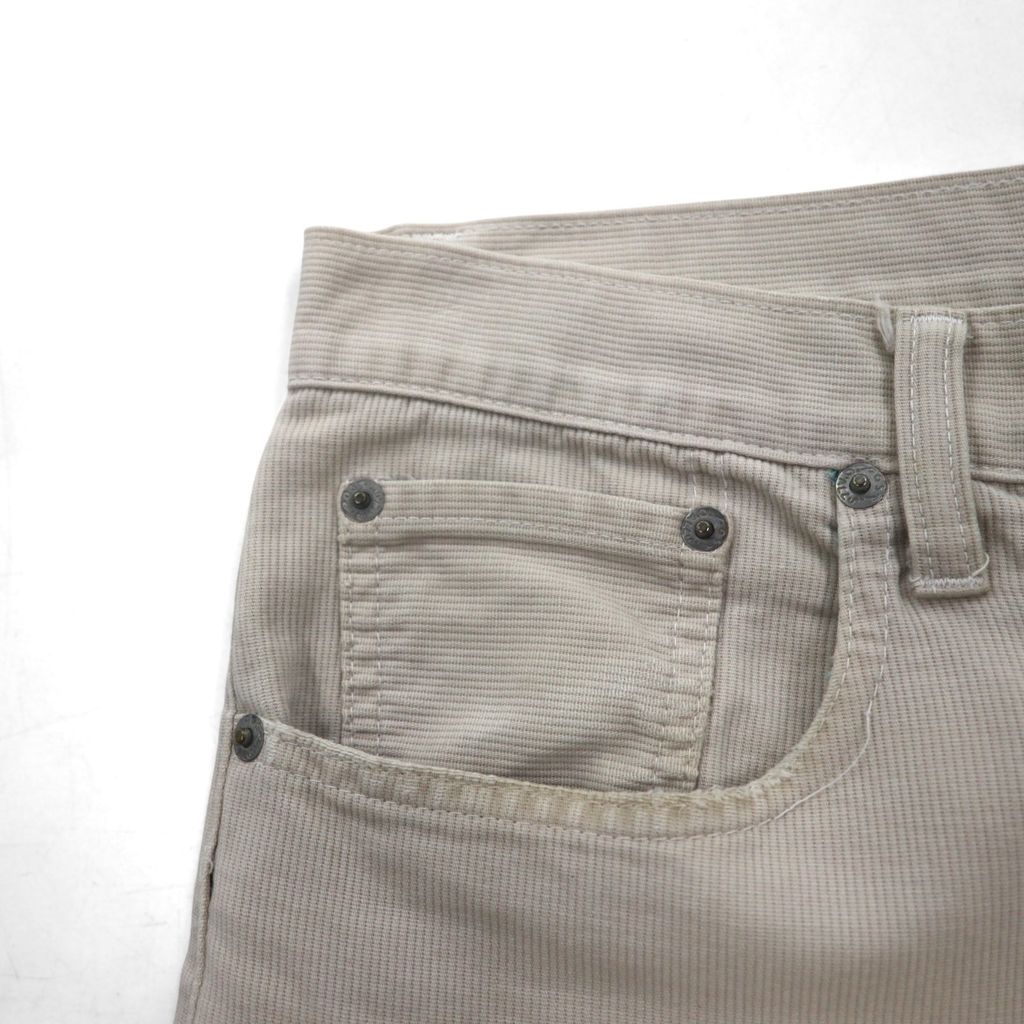  POST O’ALLS コーデュロイ チノパンツ ワークパンツ M ベージュ TALONジップ 5ポケット チノパン パンツ