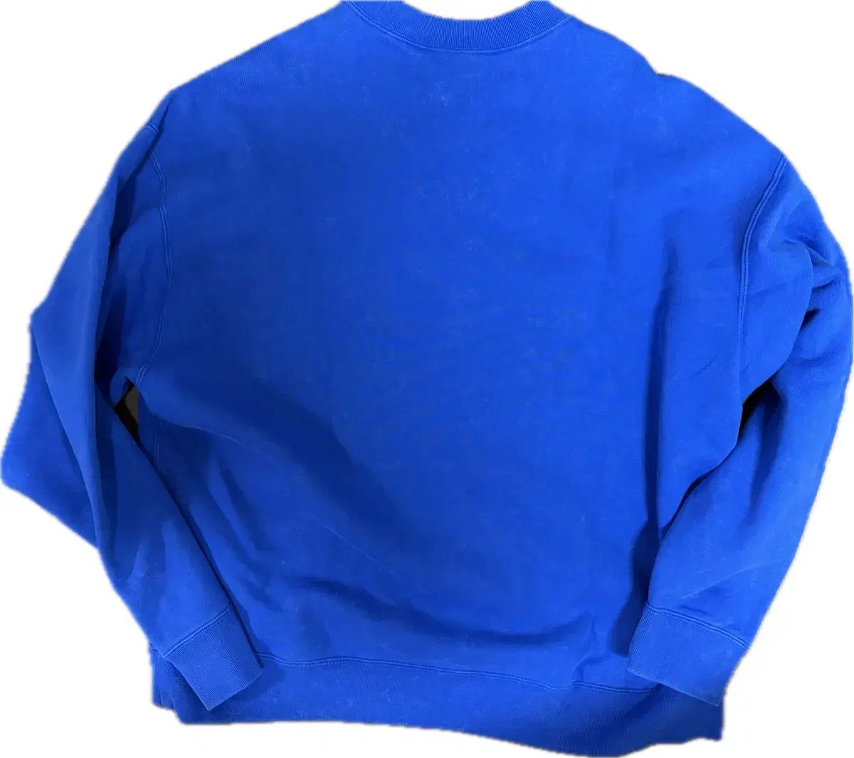 ナイキ x STUSSY スウェット ウォッシュド クルーネック ゲームロイヤル L