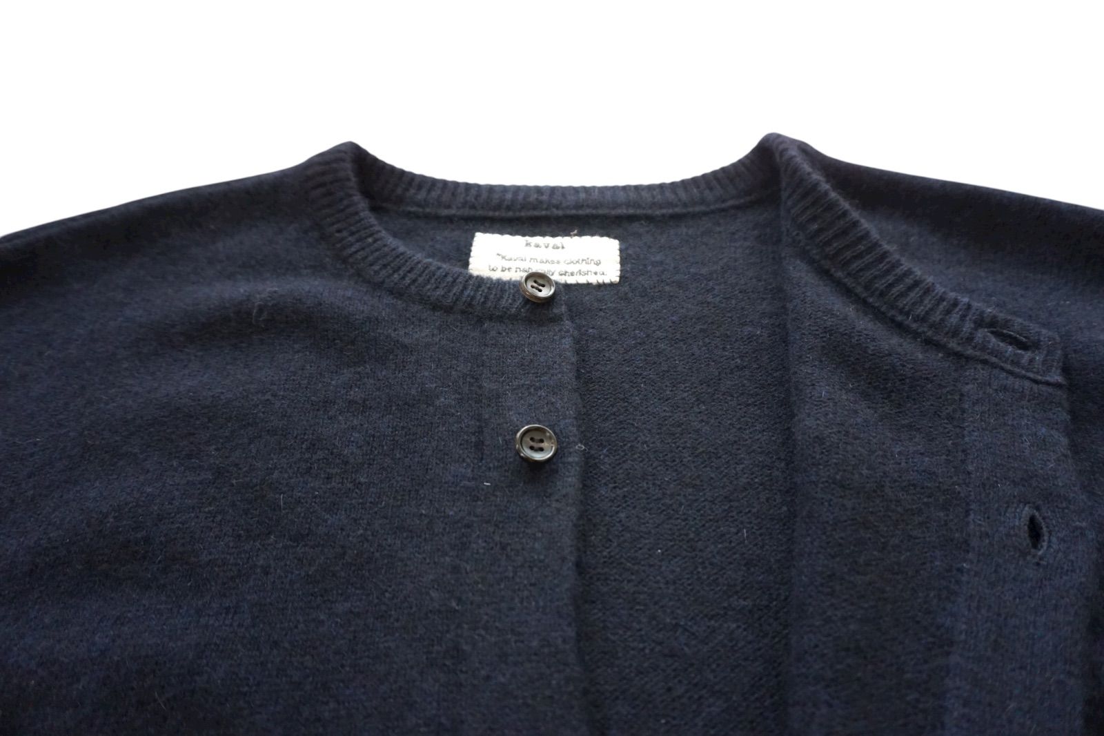 トップス kaval Cashmere Sable Knit Cardigan KAVAL カヴァル Cardigan Knit cashmere sable カシミヤ×セーブル