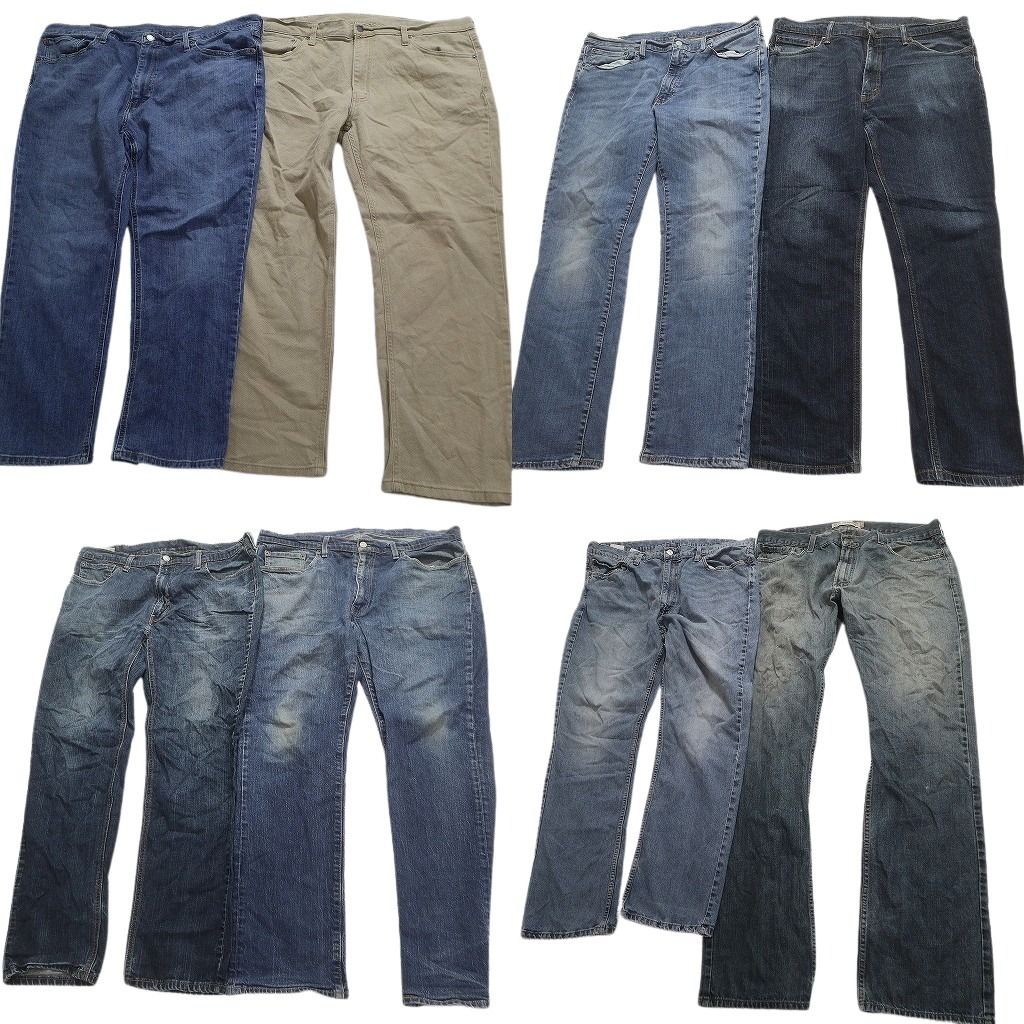 古着卸 リーバイス 品番MIX デニム パンツ セット メンズ 38 39 40 44 514 541 古着 NC 4939