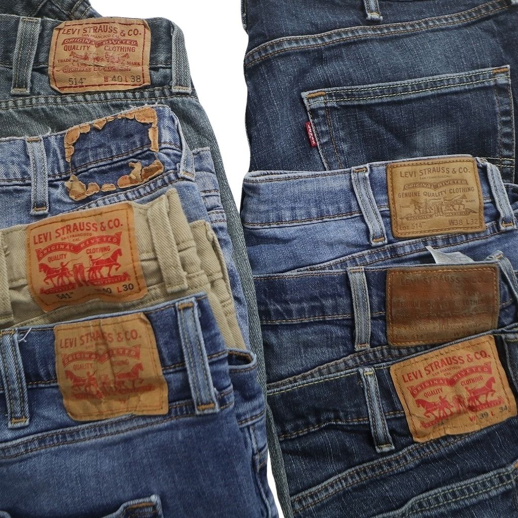  古着卸 リーバイス 品番MIX デニム パンツ セット メンズ 38 39 40 44 514 541 古着 NC 4939 その他 メンズ