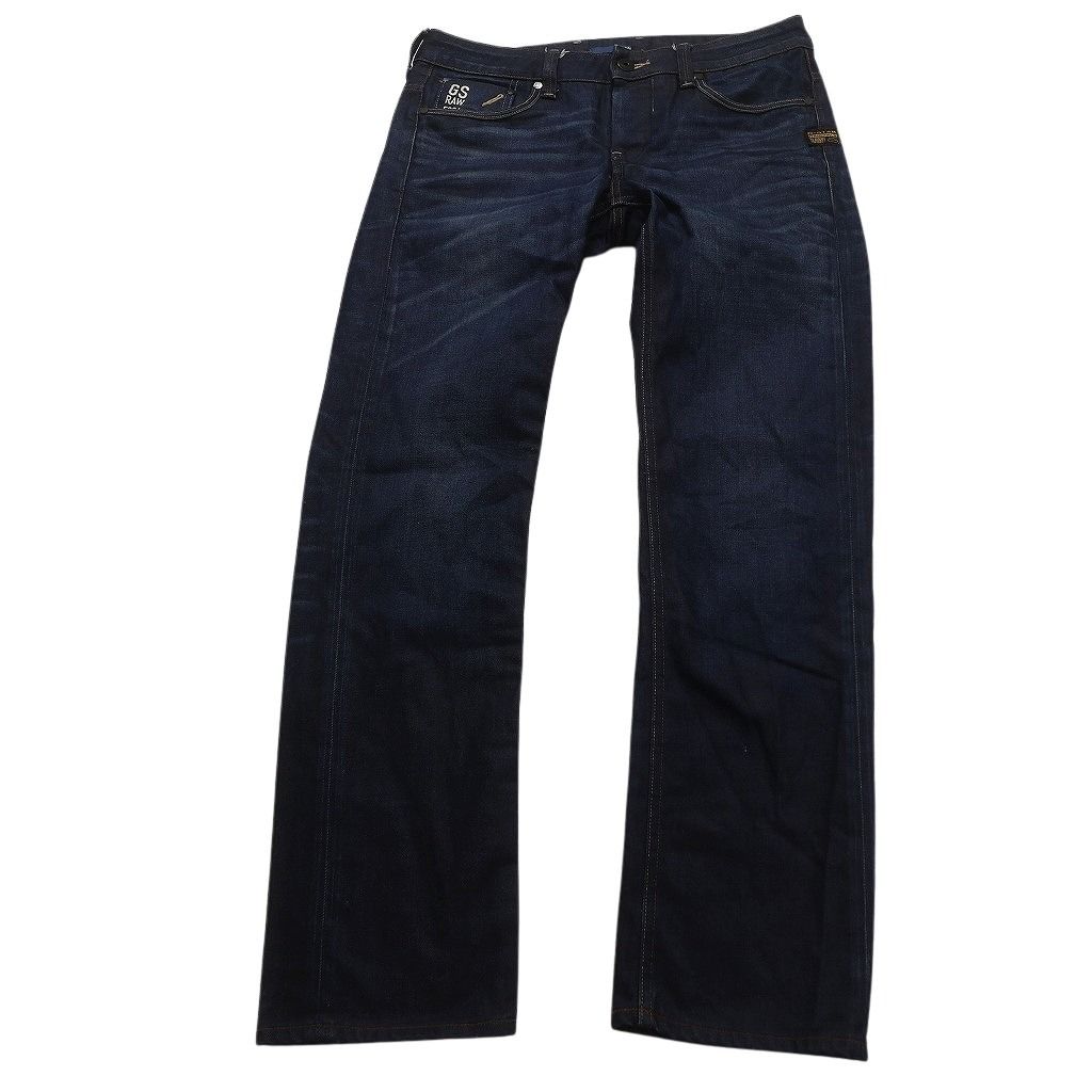 古着卸 G STAR RAW デニム パンツ セット メンズ 34 35 36 カーゴ Y 2 K ヒゲ ブラック フェード 古着 NC 4933