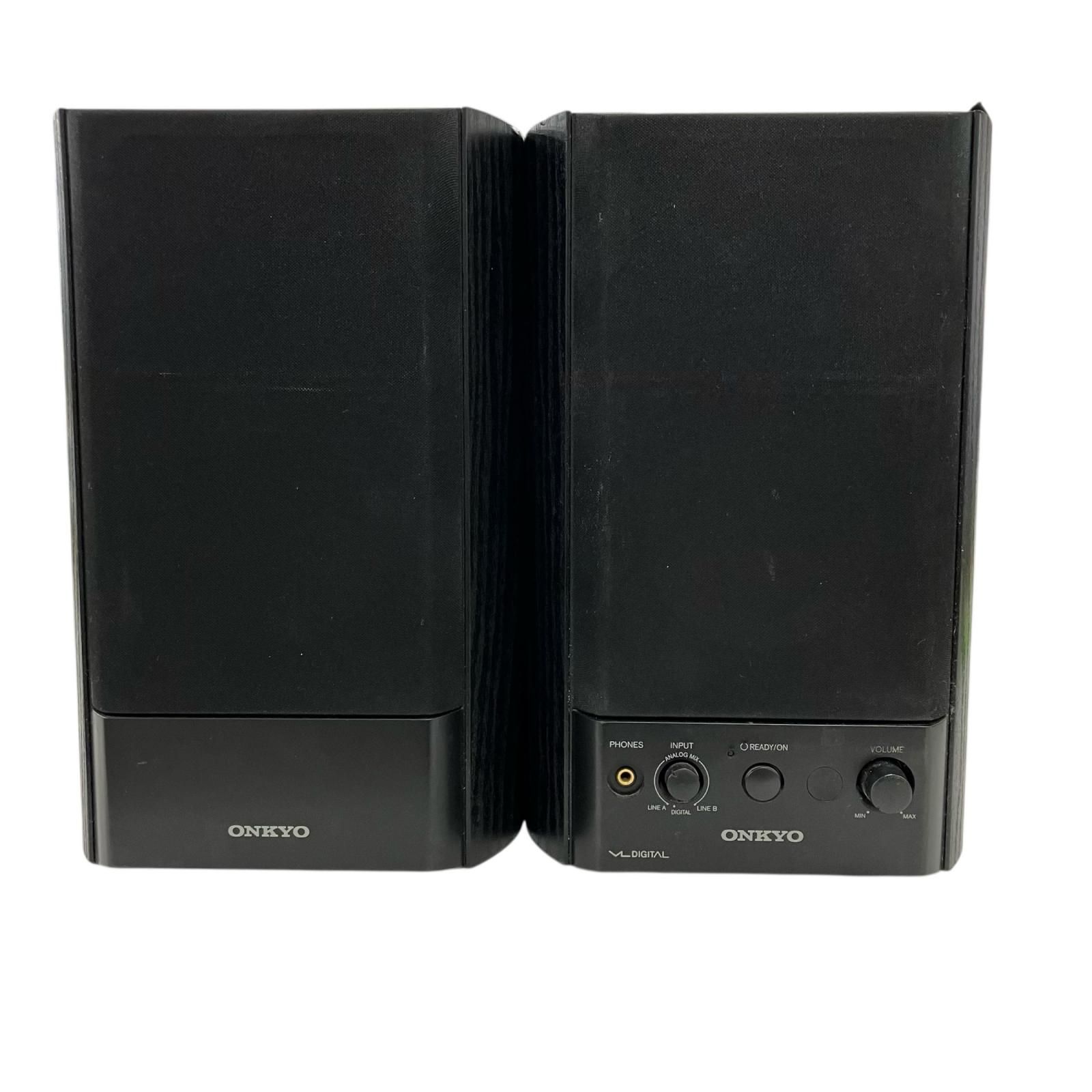186000 動作未確認 ONKYO アンプ内蔵スピーカー GX-500HD ブラック