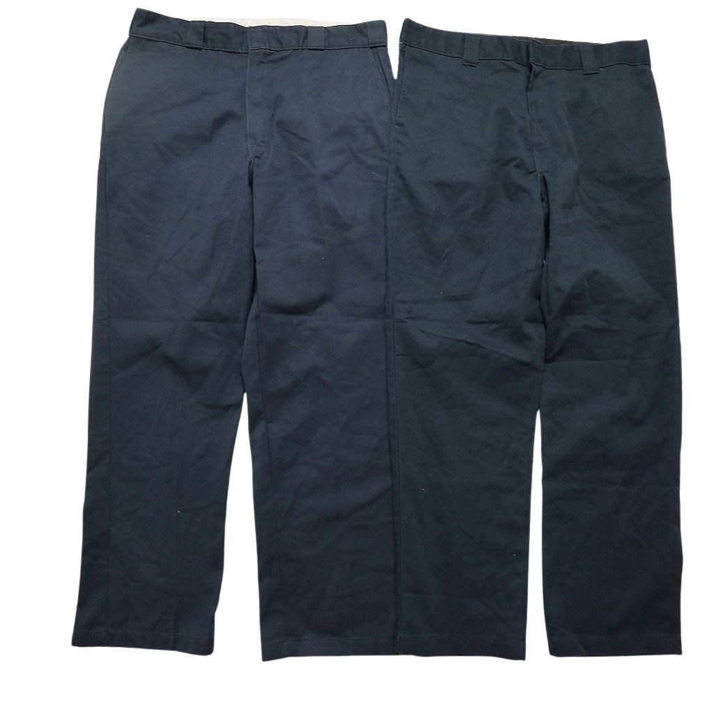  古着卸 ディッキーズ Dickies 874 ワーク パンツ セット メンズ 38 ワイド ネイビー 古着 NC 5035 その他 メンズ