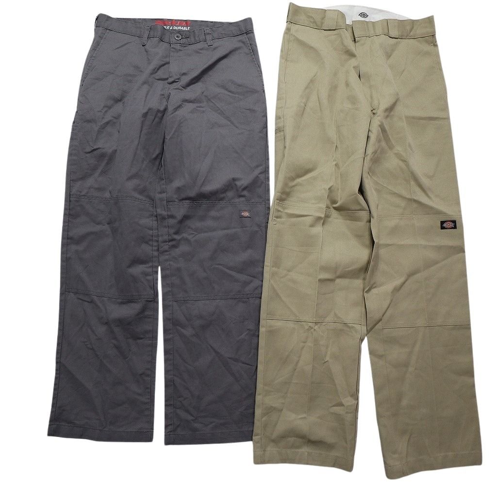  古着卸 ディッキーズ Dickies ダブルニー パンツ セット メンズ 30 32 34 ワーク ワイド ブラック 古着 NC 5028 その他 メンズ